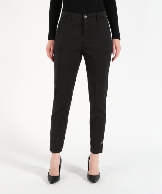 LIUJO WHITE Pantalone sigaretta
