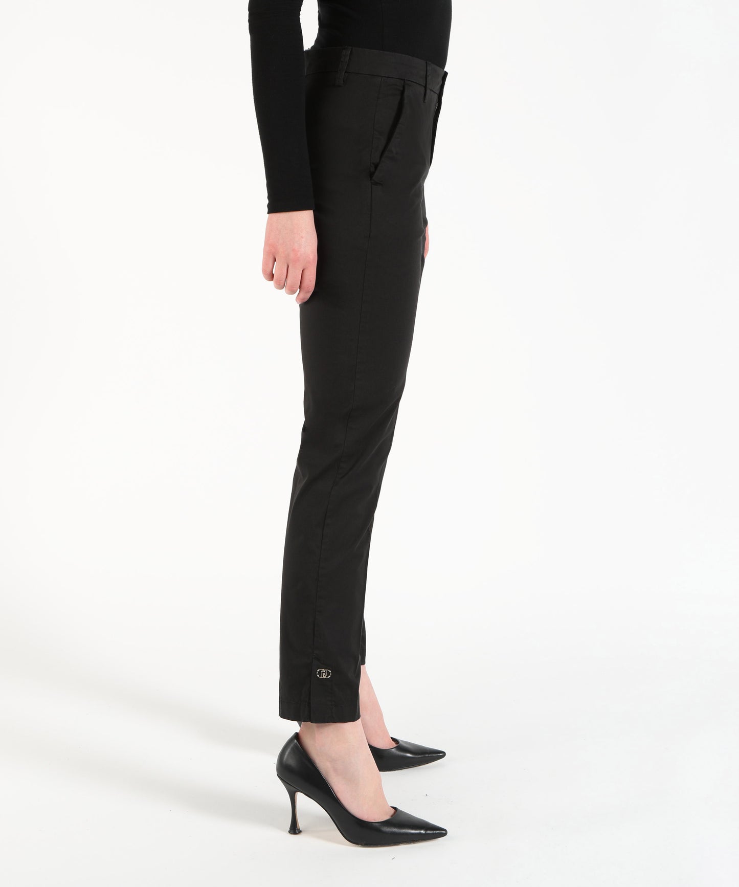 LIUJO WHITE Pantalone sigaretta