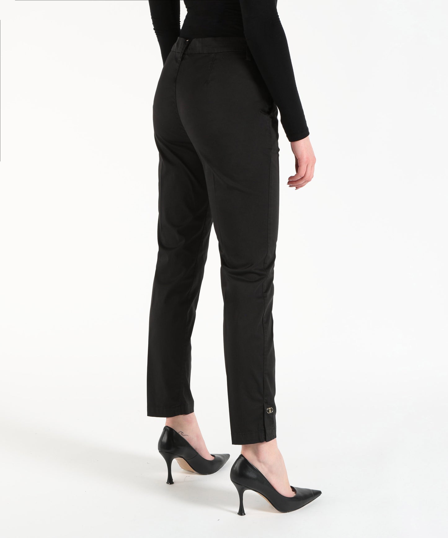 LIUJO WHITE Pantalone sigaretta
