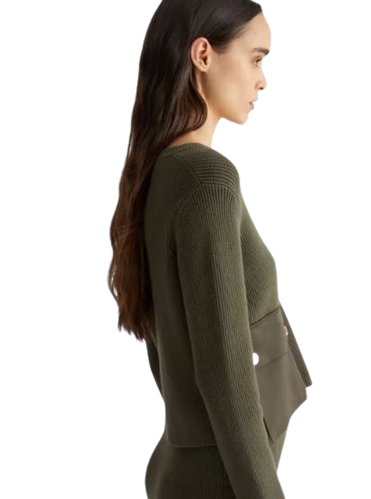 LIUJO Cardigan in maglia con tasche