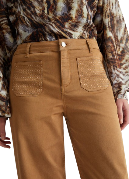 LIUJO pantaloni con strass