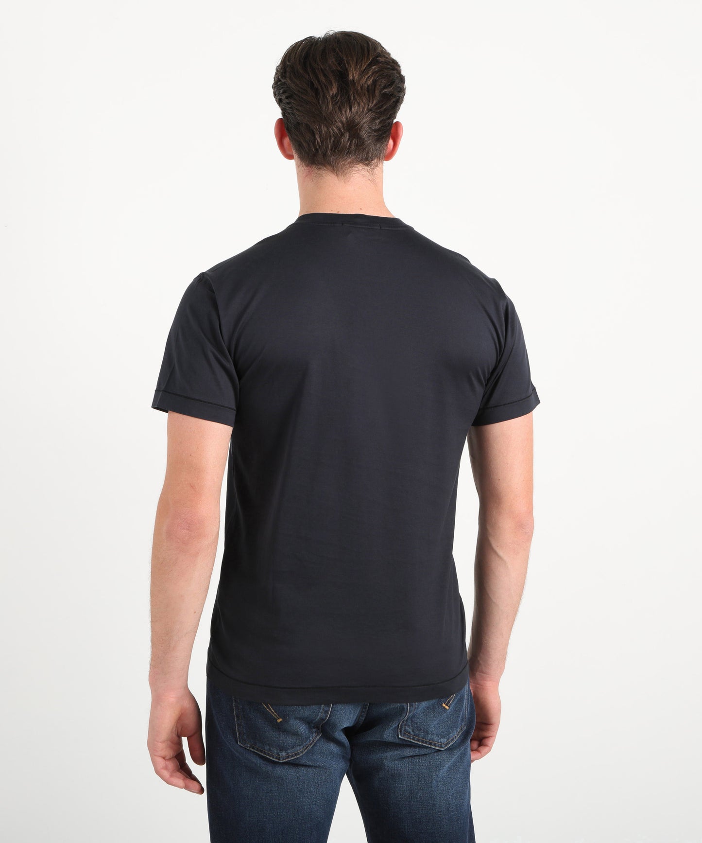 STONE ISLAND T-shirt slim fit con patch logo Compass