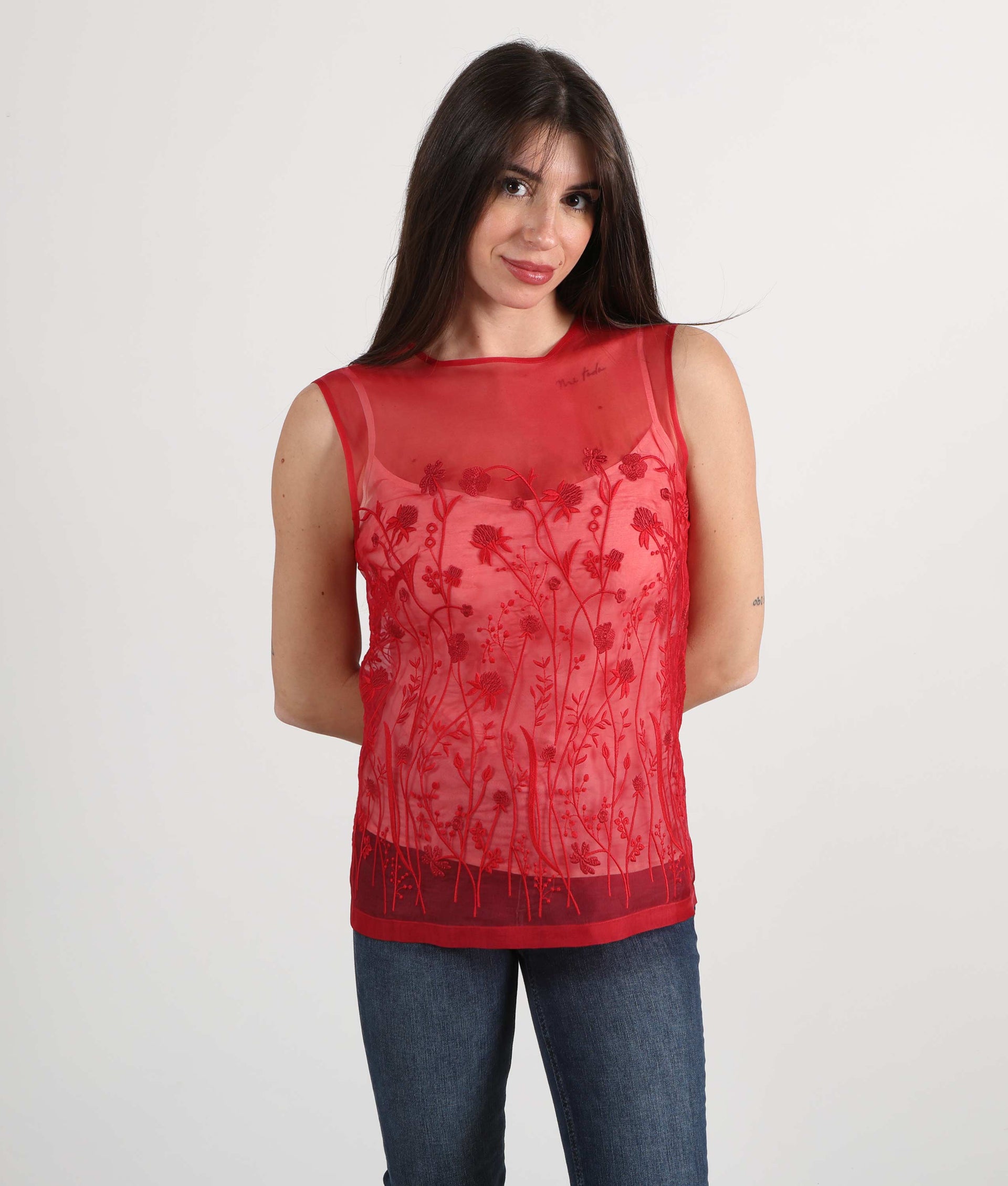 P.A.R.O.S.H. Top organza
