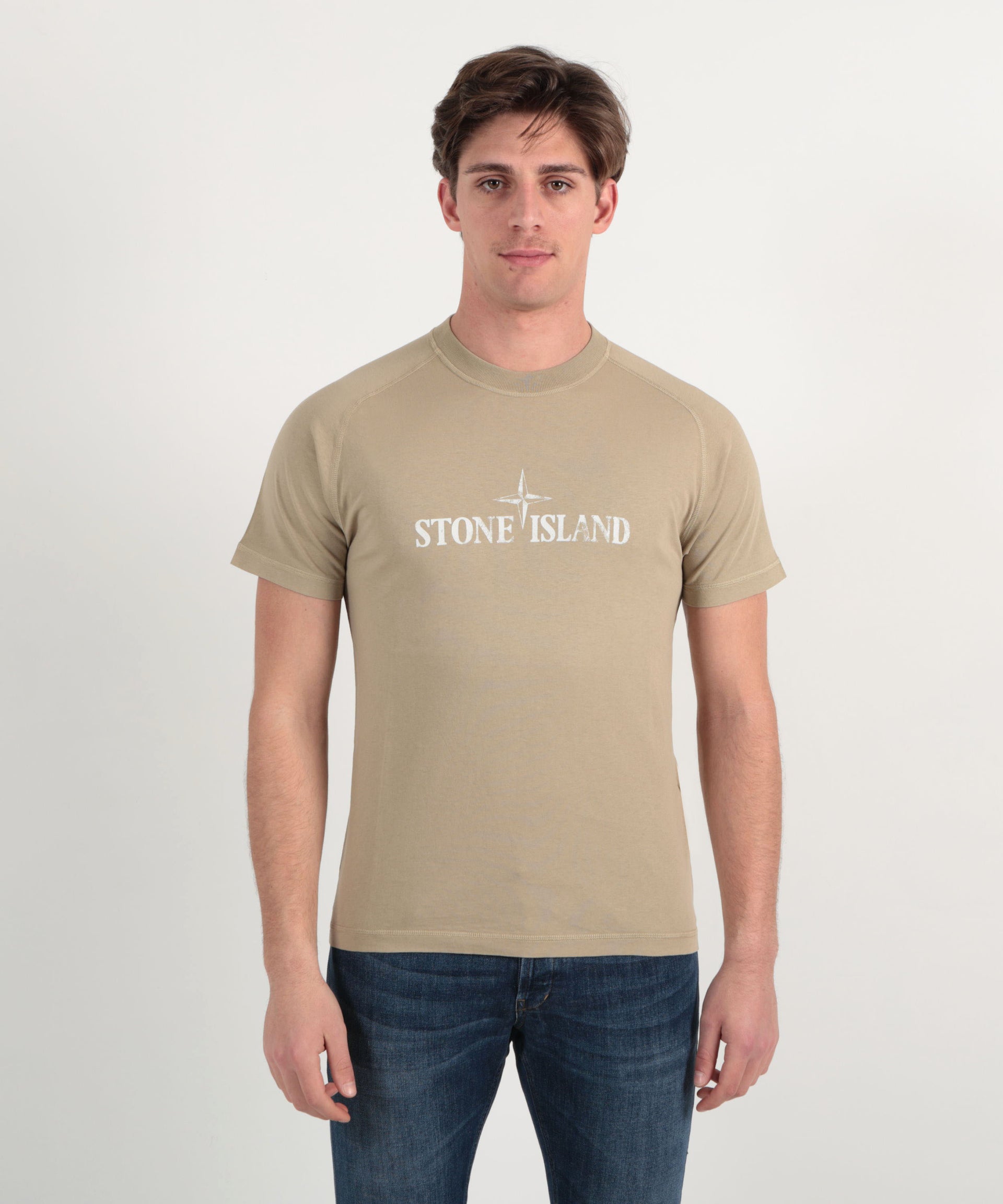 T-shirt slim fit con stampa 'Institutional Two'
