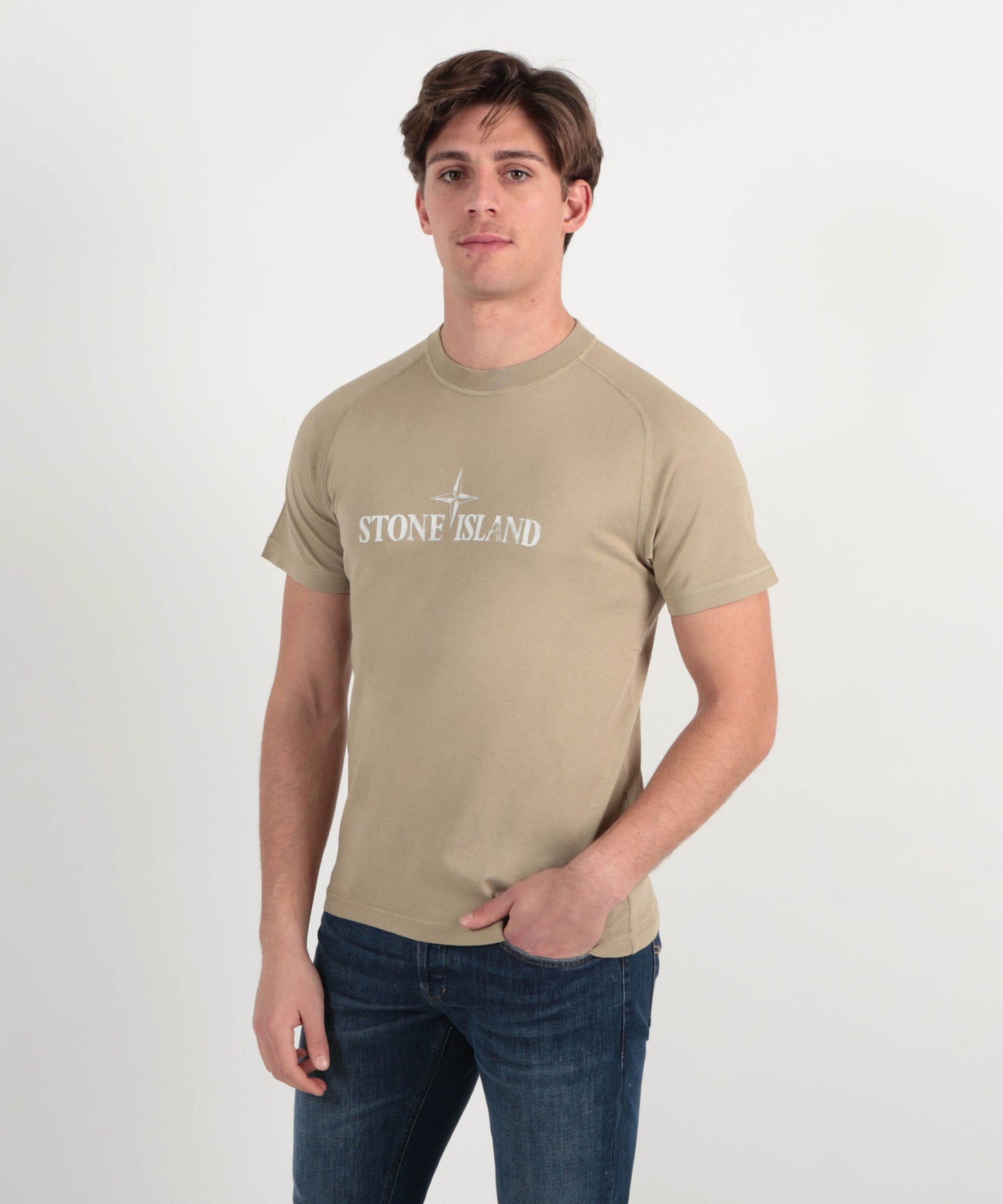 T-shirt slim fit con stampa 'Institutional Two'