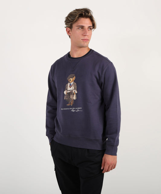 POLO RALPH LAUREN Felpa girocollo con stampa orso