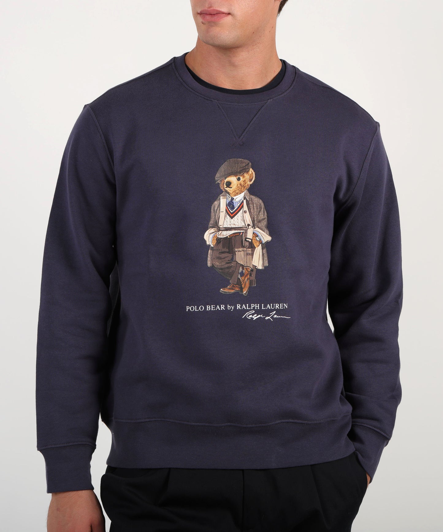 POLO RALPH LAUREN Felpa girocollo con stampa orso