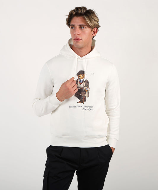 POLO RALPH LAUREN Felpa con cappuccio e stampa orso