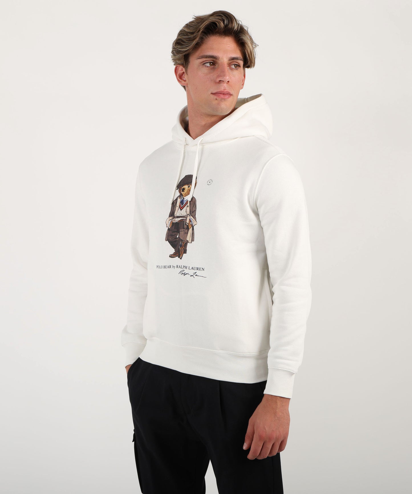 POLO RALPH LAUREN Felpa con cappuccio e stampa orso
