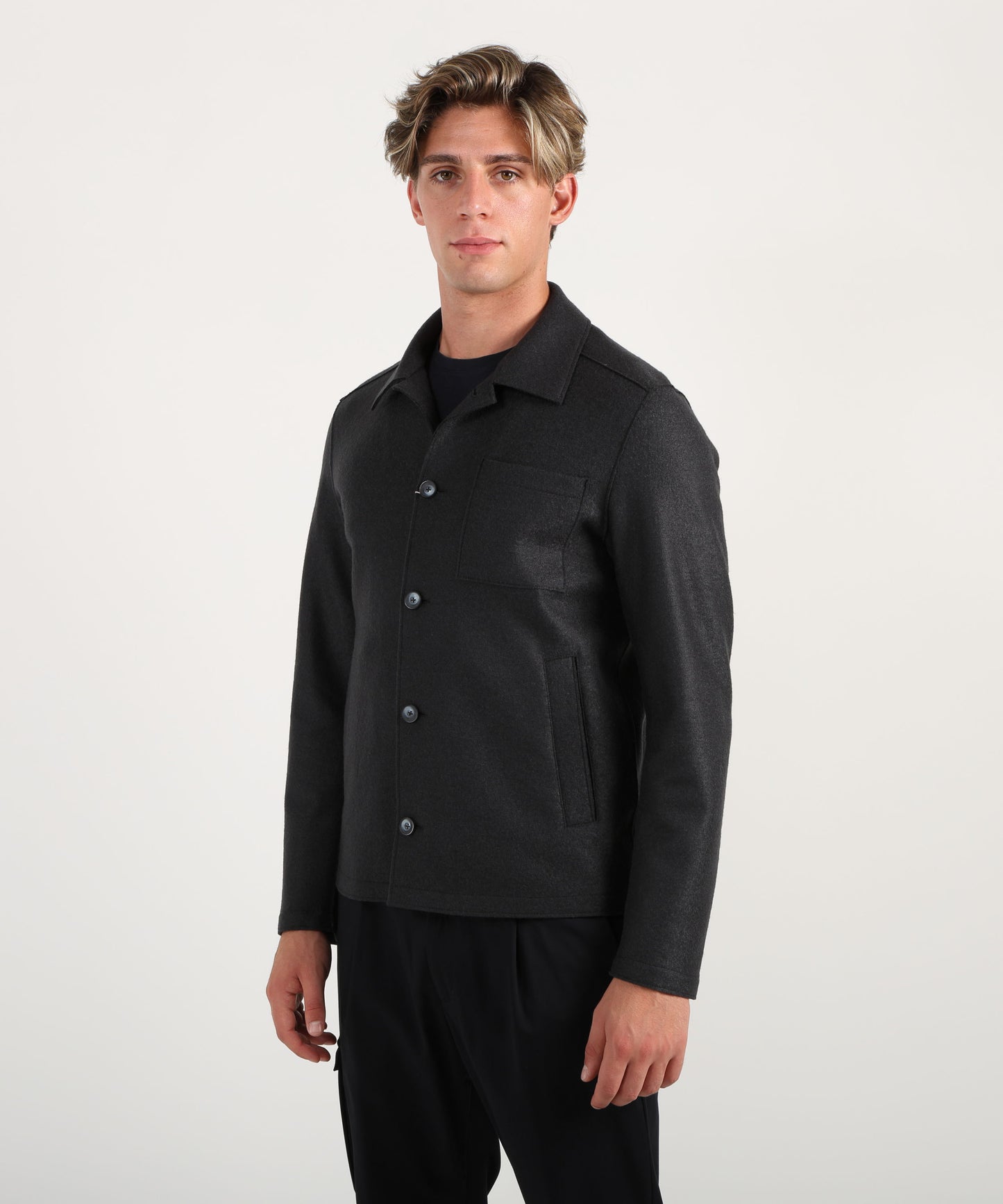 HERNO Overshirt in lana