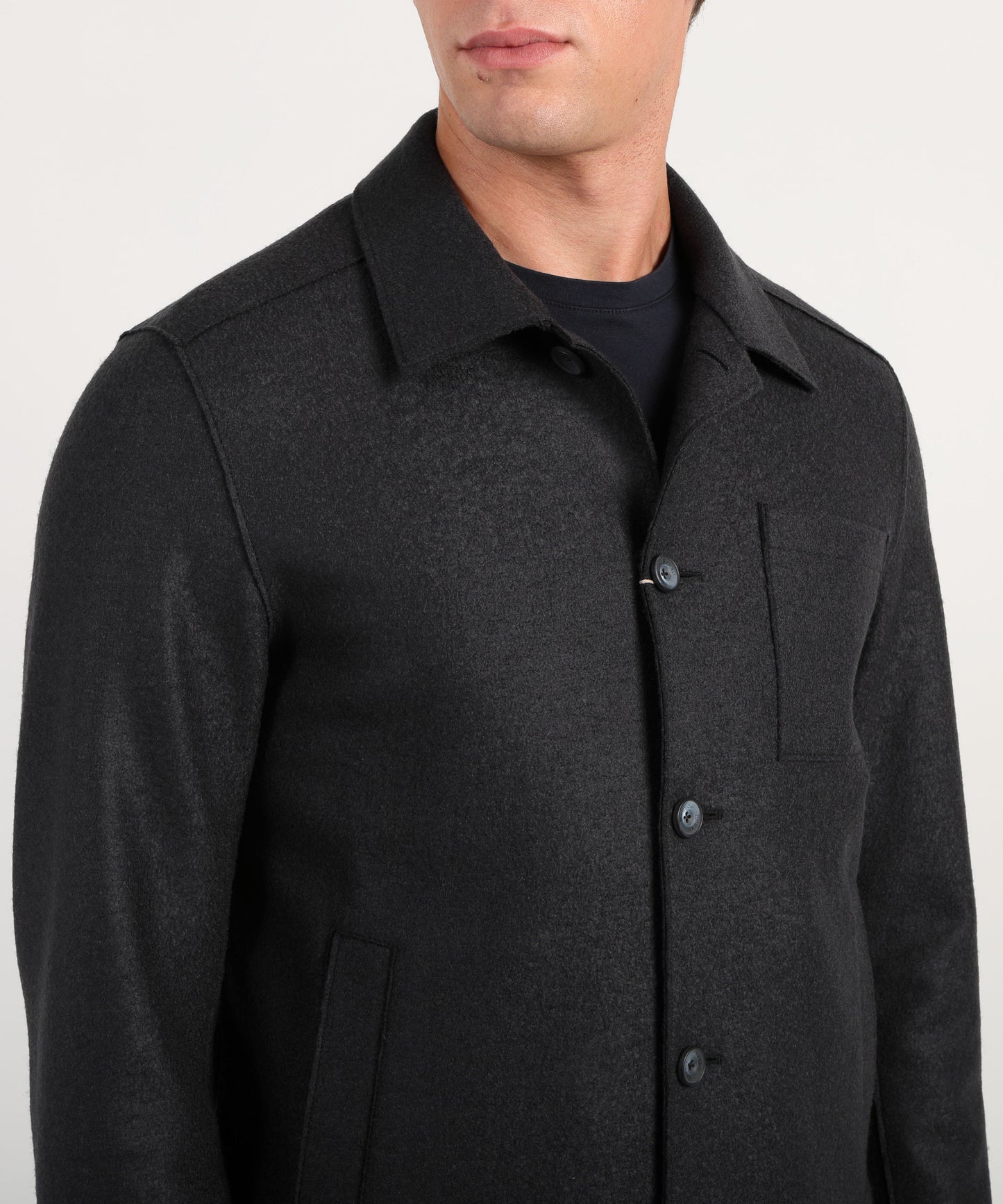 HERNO Overshirt in lana