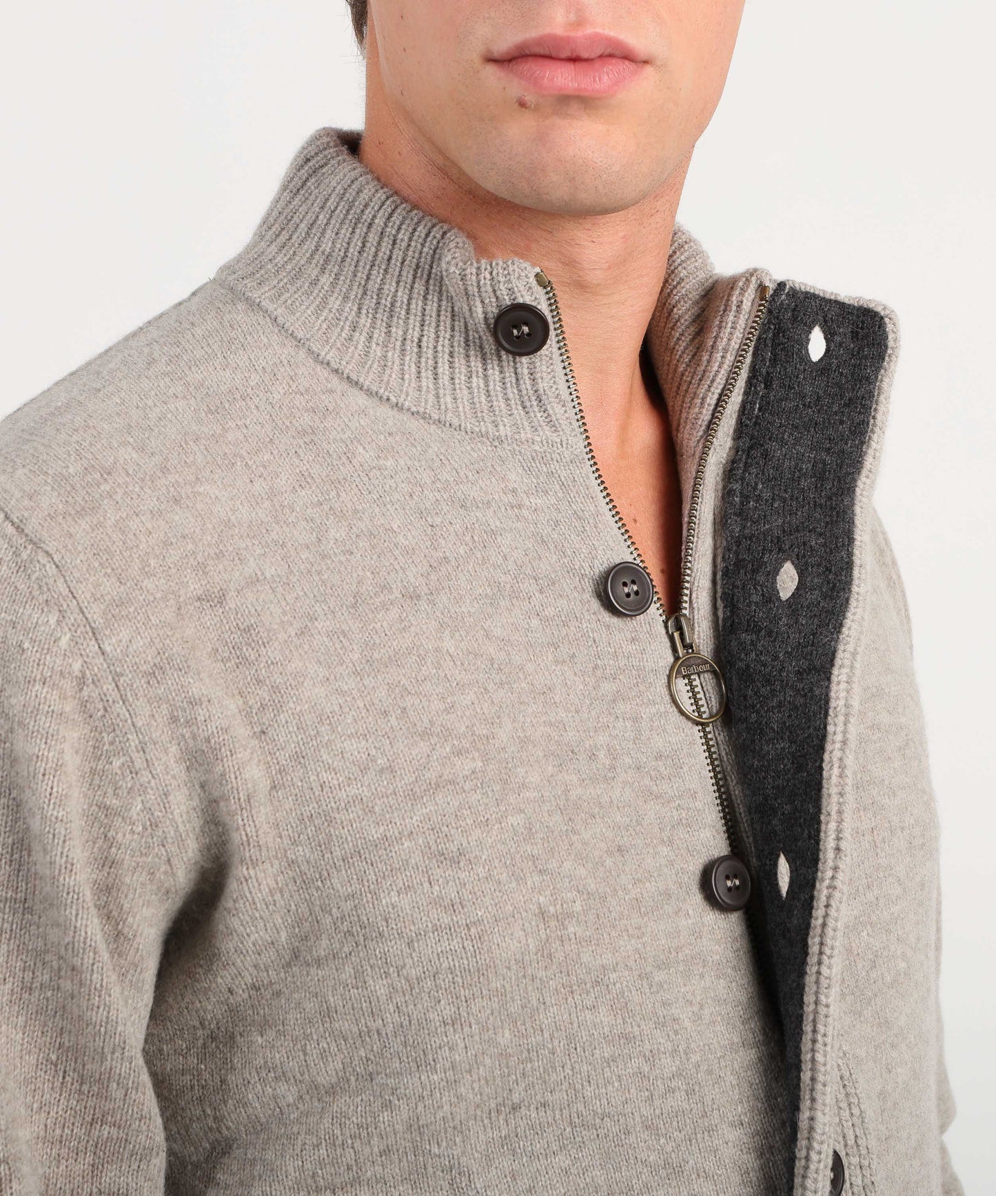 BARBOUR essential patch zip