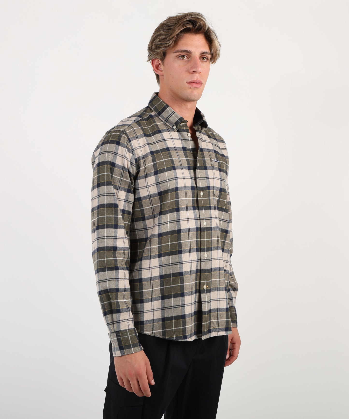 BARBOUR Camicia con stampa quadri
