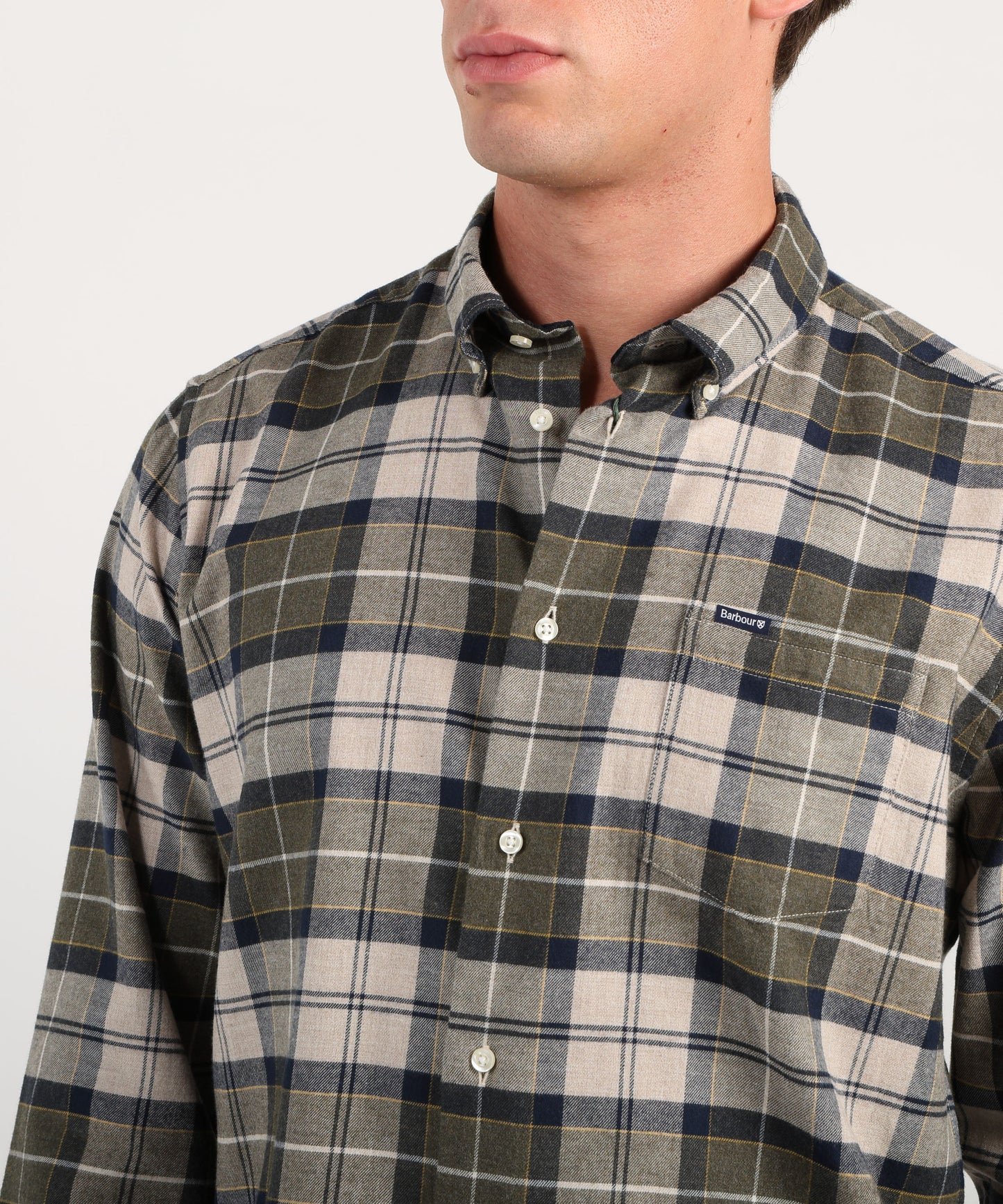 BARBOUR Camicia con stampa quadri