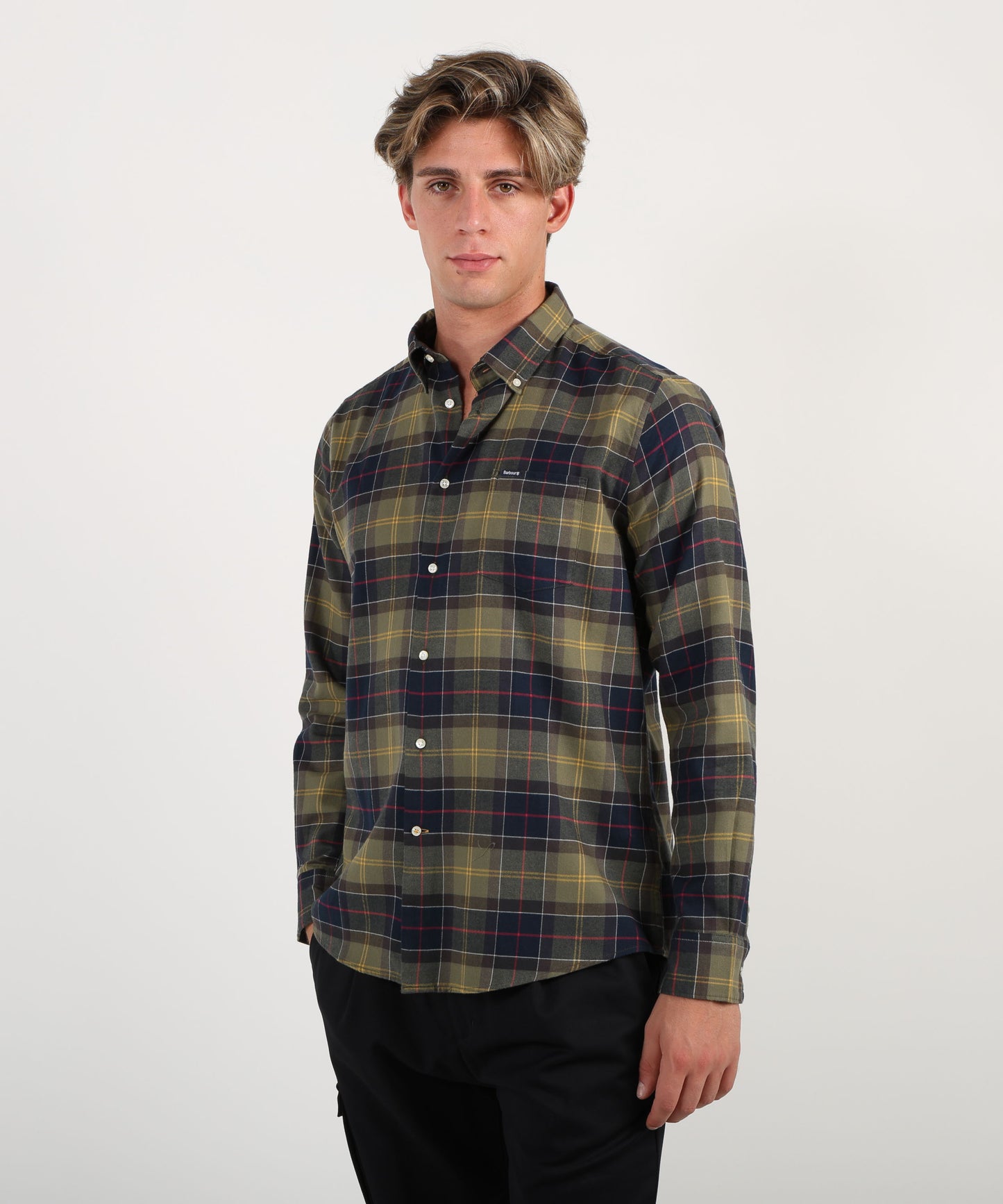 BARBOUR Camicia con stampa quadri