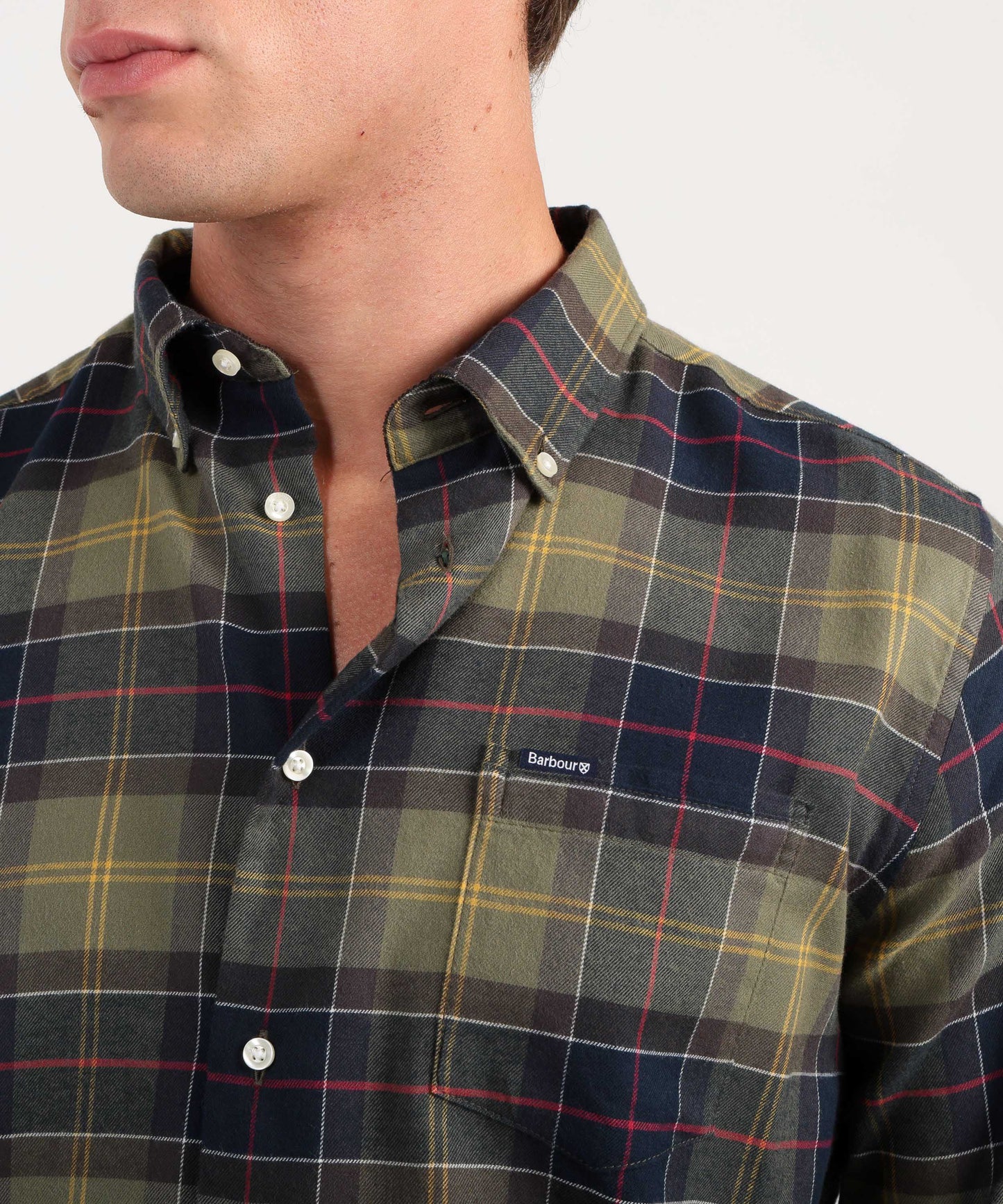 BARBOUR Camicia con stampa quadri