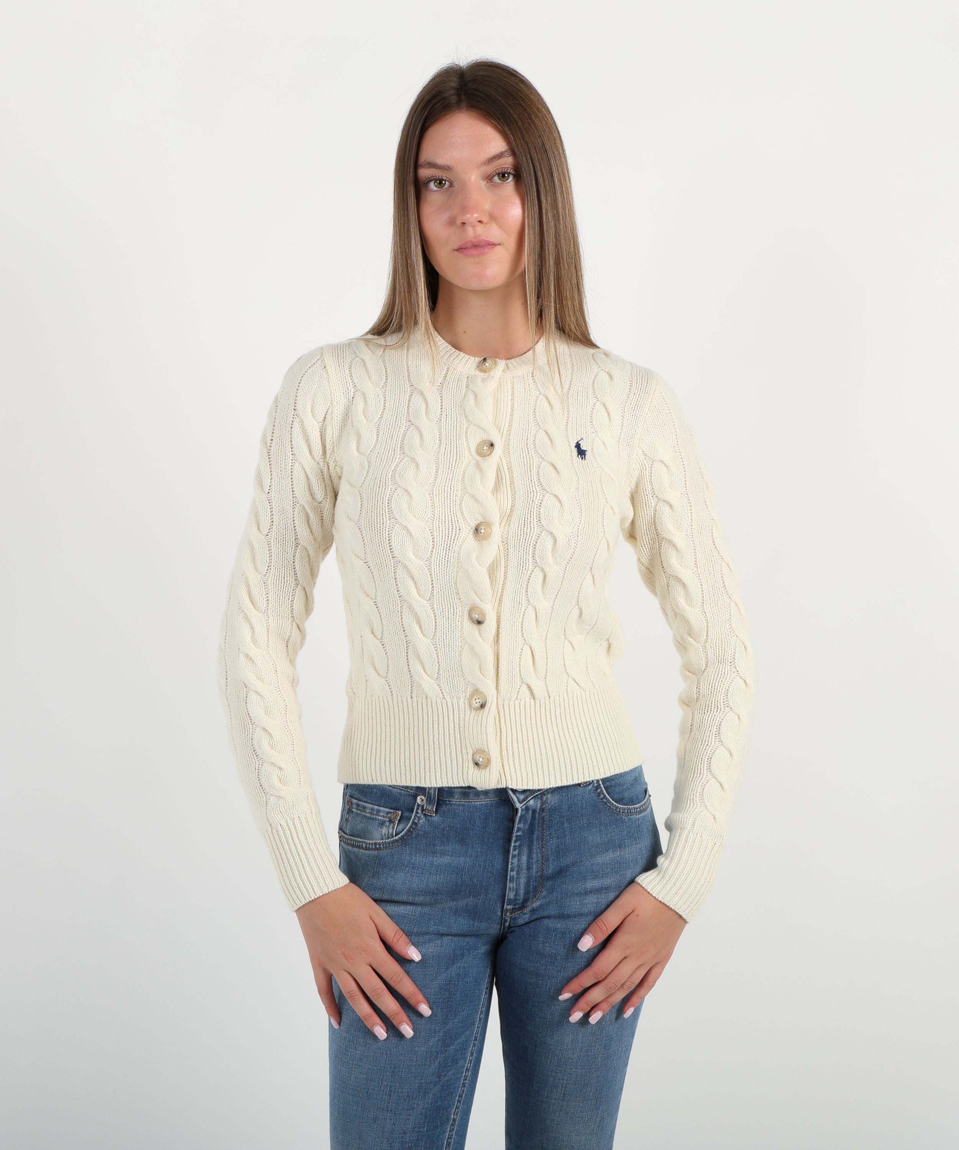 POLO RALPH LAUREN Cardigan a treccia
