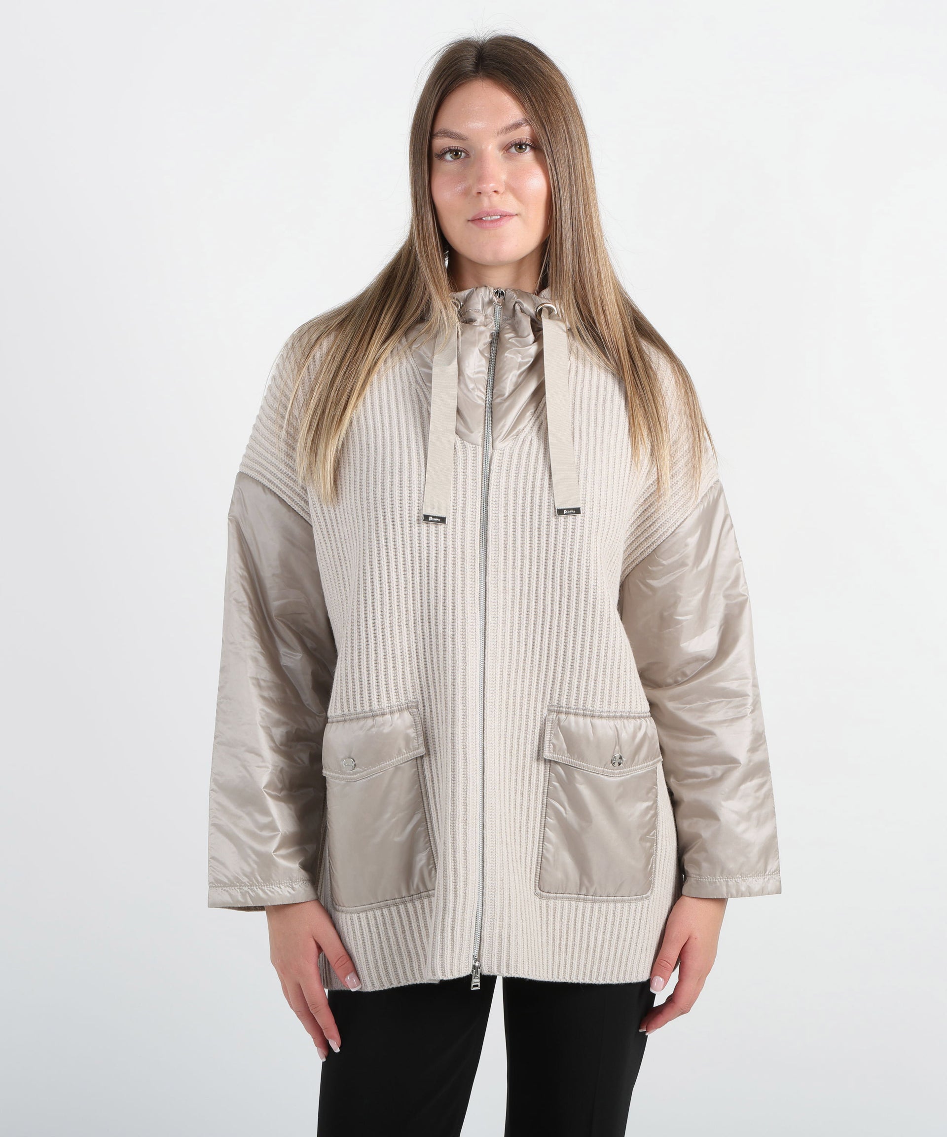 HERNO Giacca resort in lana e nylon