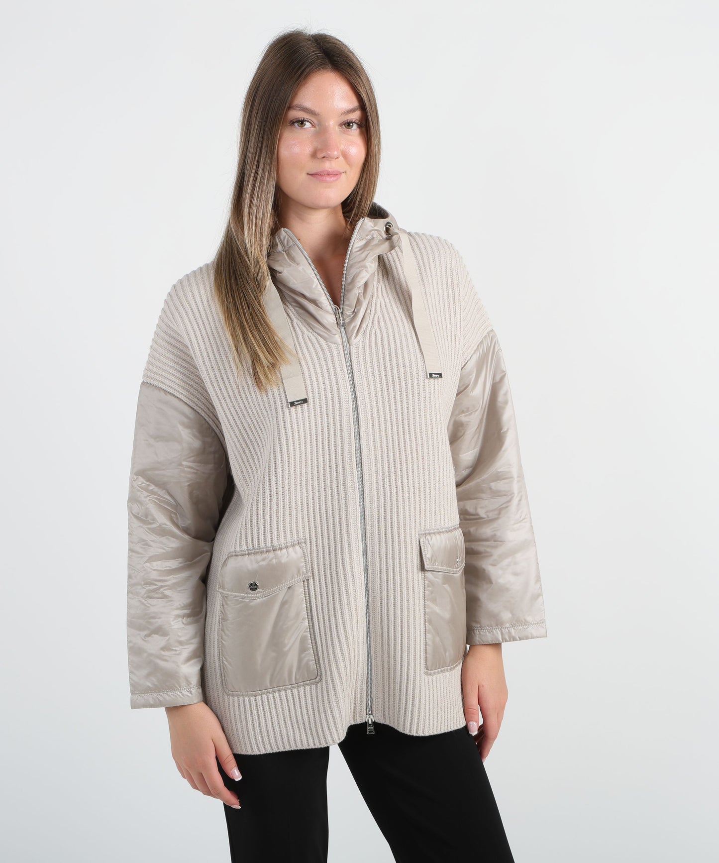 HERNO Giacca resort in lana e nylon