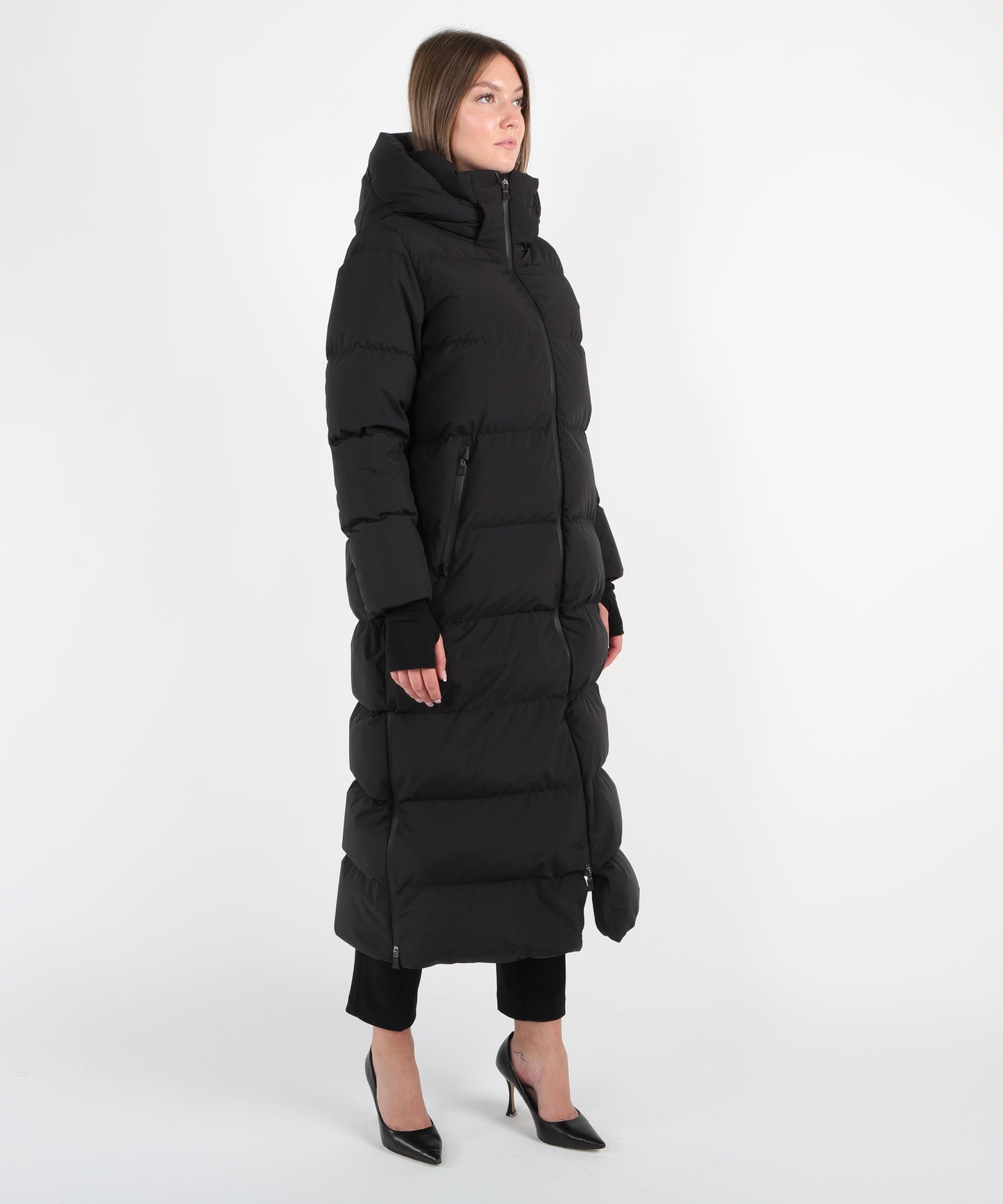 HERNO Piumino 2layers lungo laminar in goretex infinium windstopper