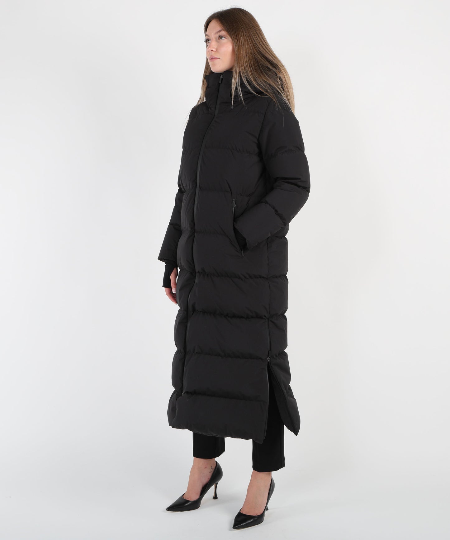 HERNO Piumino 2layers lungo laminar in goretex infinium windstopper