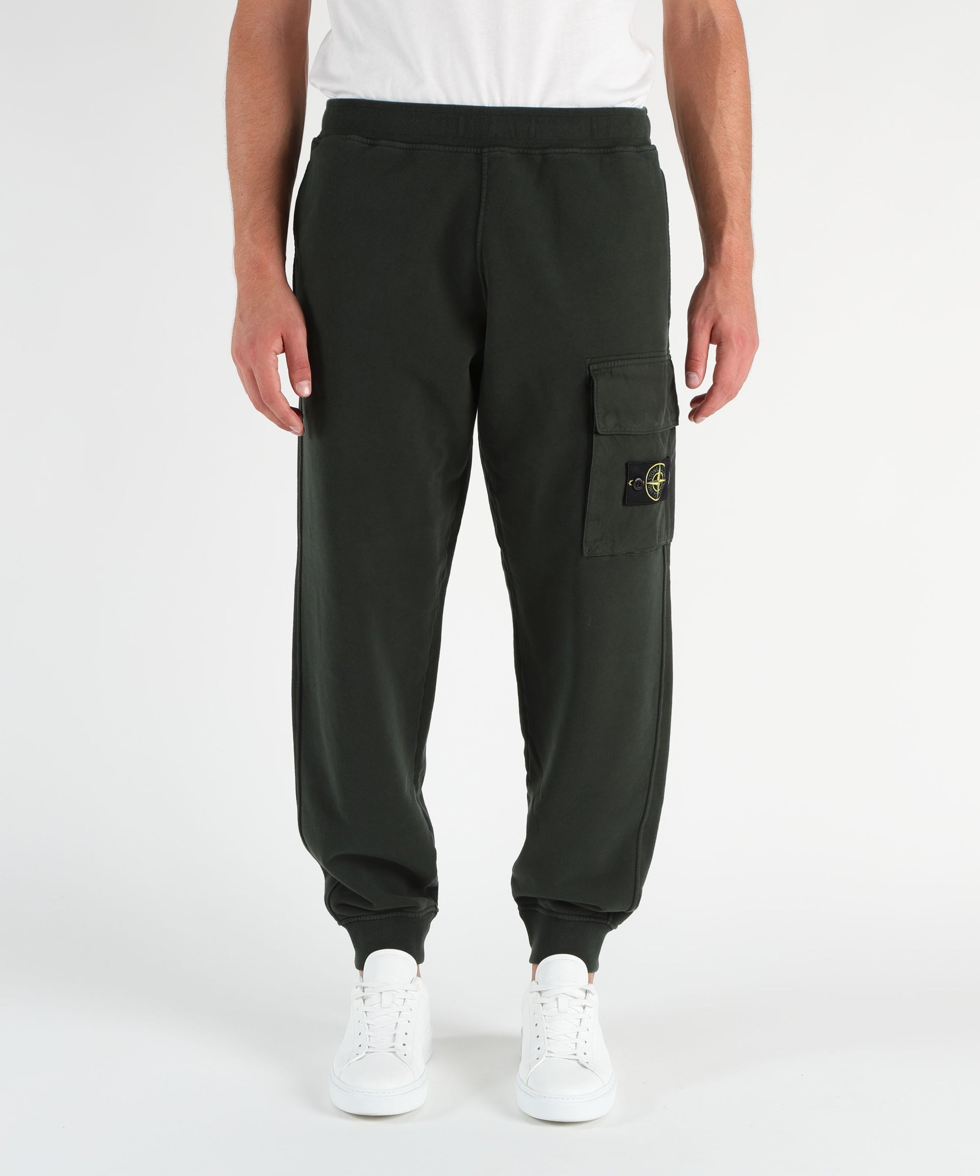 STONE ISLAND Pantalone jogger vestibilità regular con tasca a soffietto sulla gamba