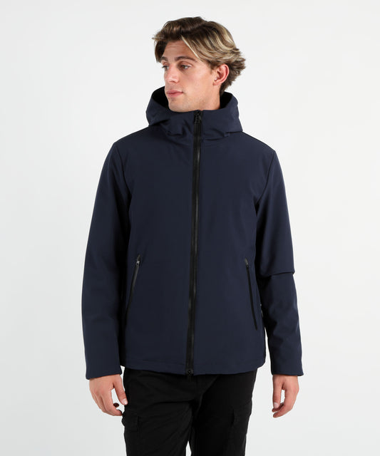 WOOLRICH Giacca con cappuccio soft shell pacific