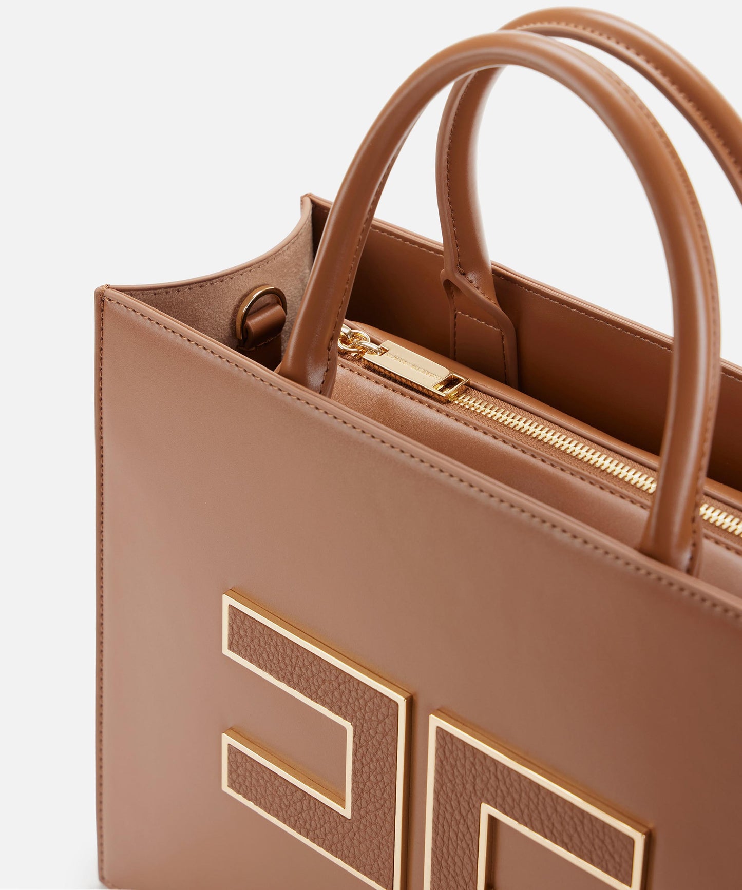 ELISABETTA FRANCHI Big tote con logo