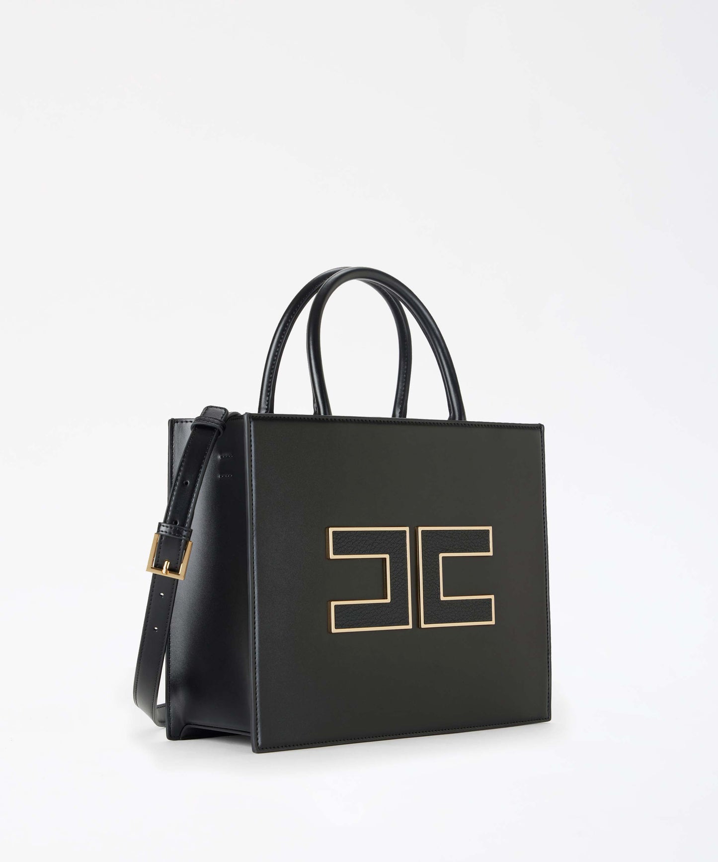 ELISABETTA FRANCHI Big tote con logo