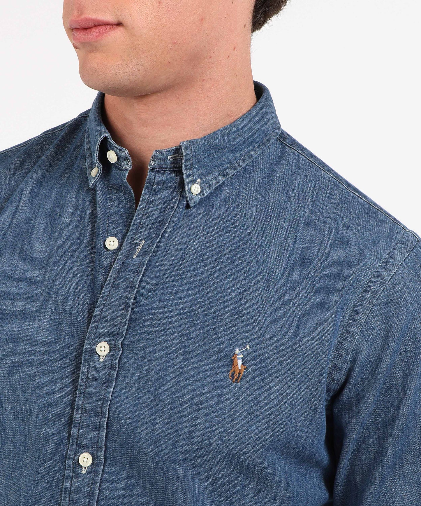POLO RALPH LAUREN camicia denim