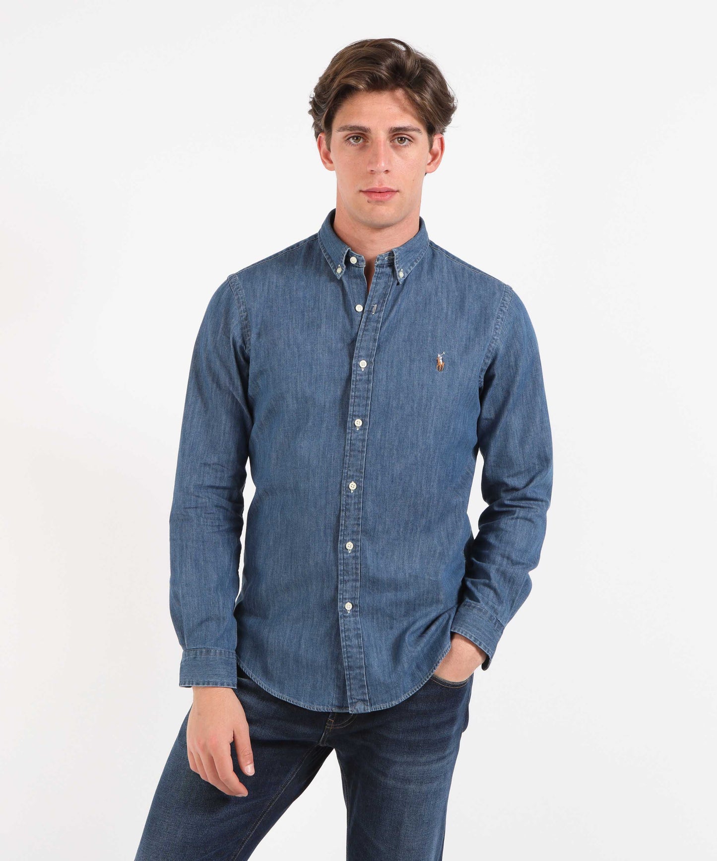 POLO RALPH LAUREN camicia denim