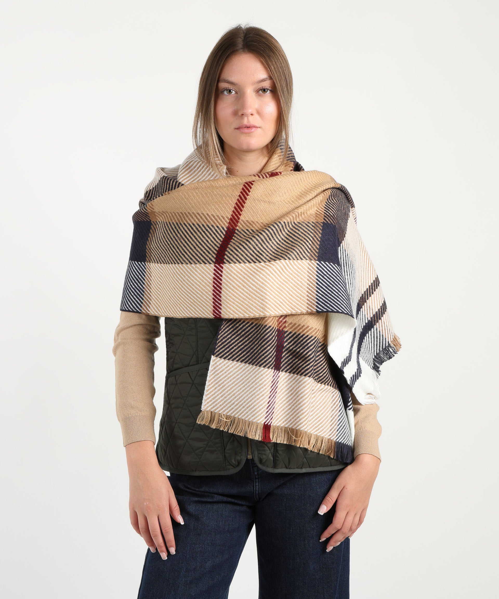 BARBOUR sciarpa blair tartan