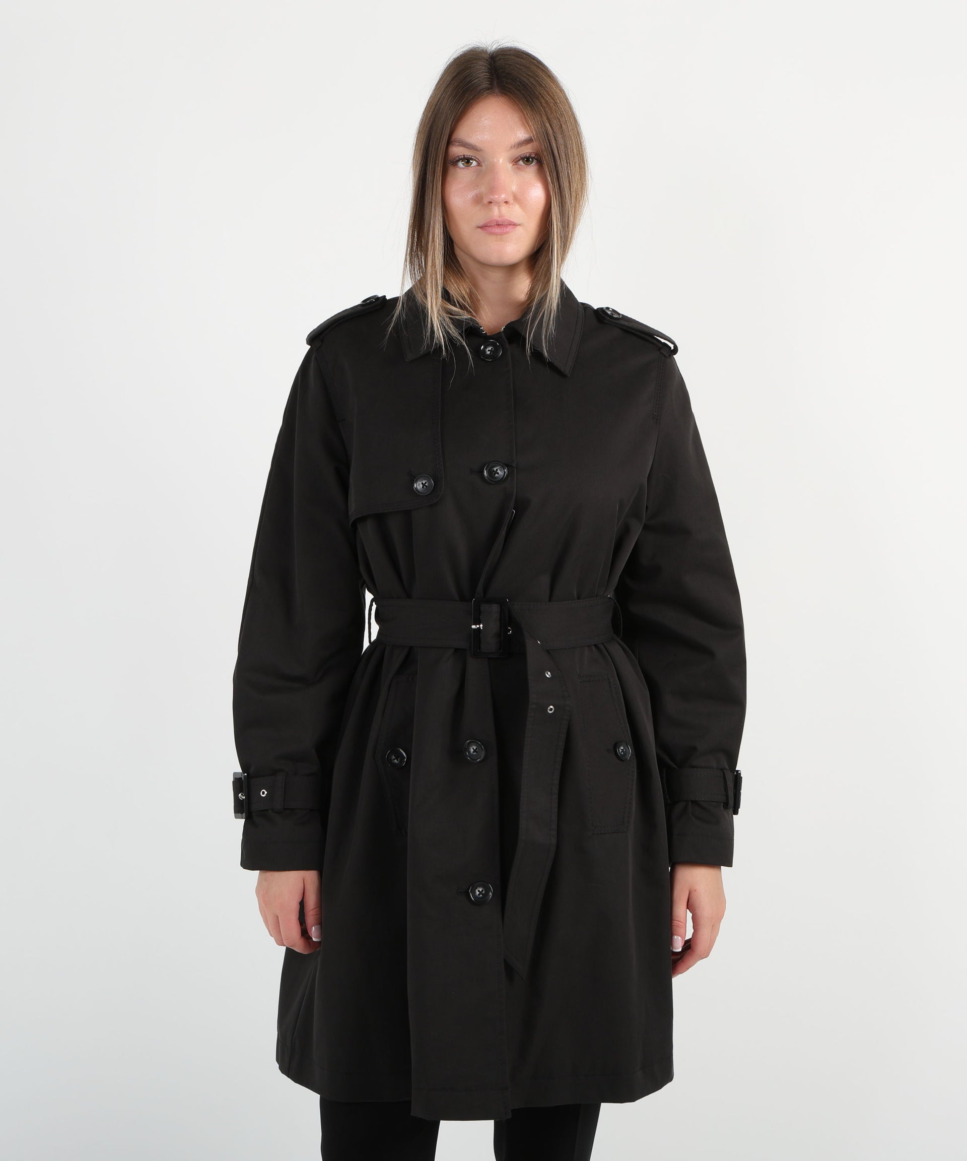 PENNYBLACK Trench monopetto in gabardine