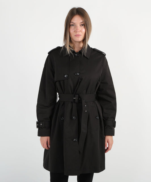 PENNYBLACK Trench monopetto in gabardine