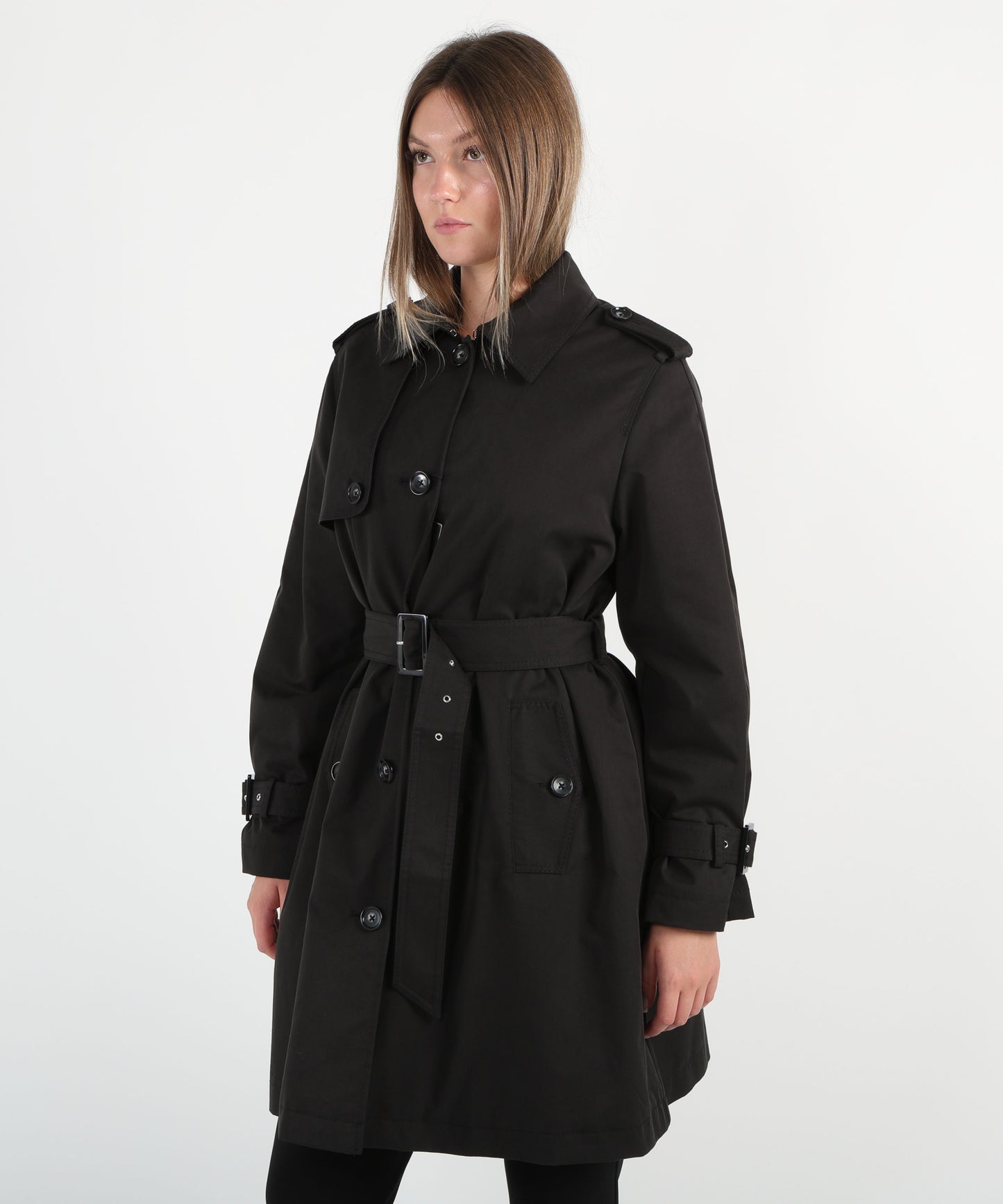 PENNYBLACK Trench monopetto in gabardine