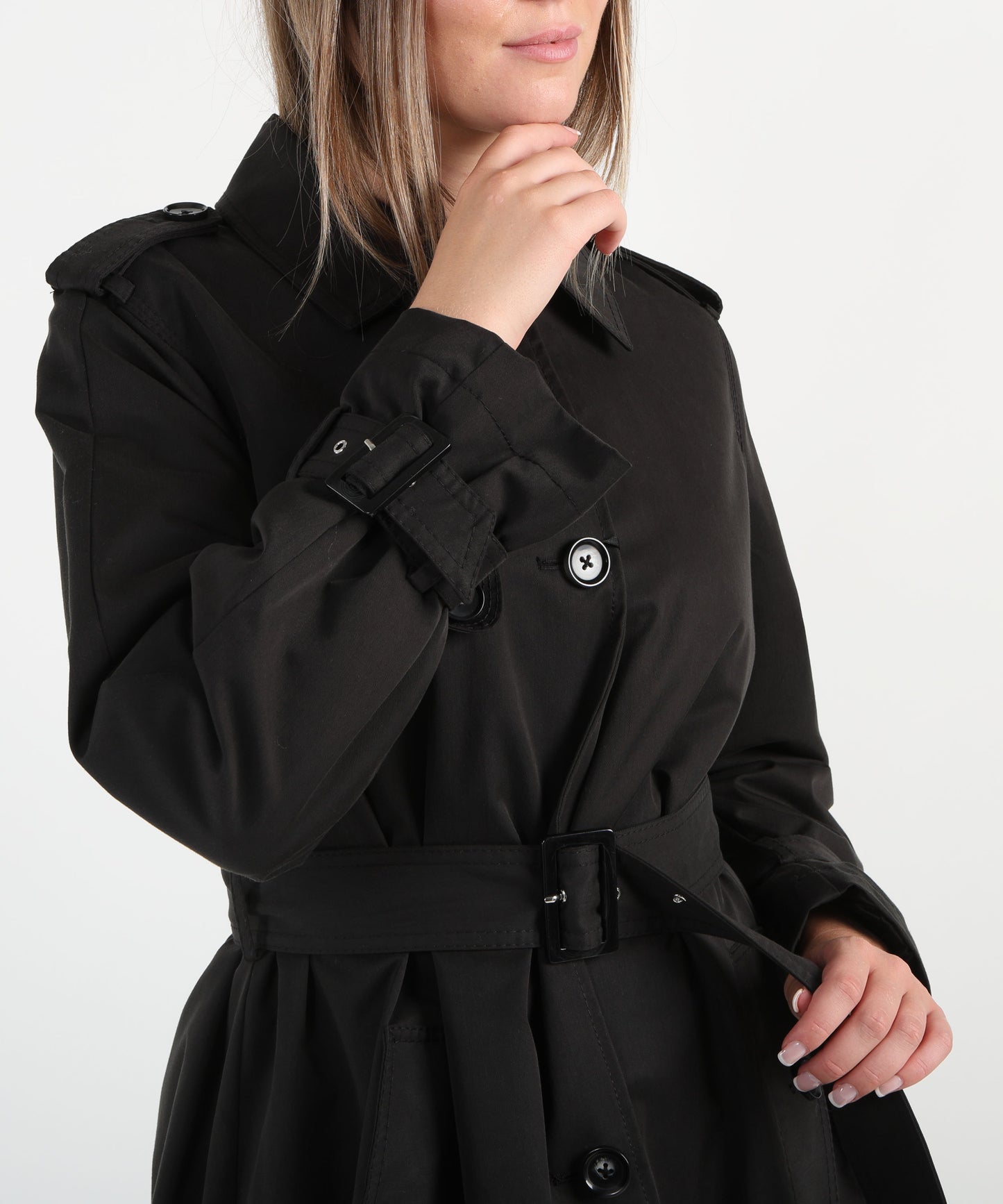 PENNYBLACK Trench monopetto in gabardine