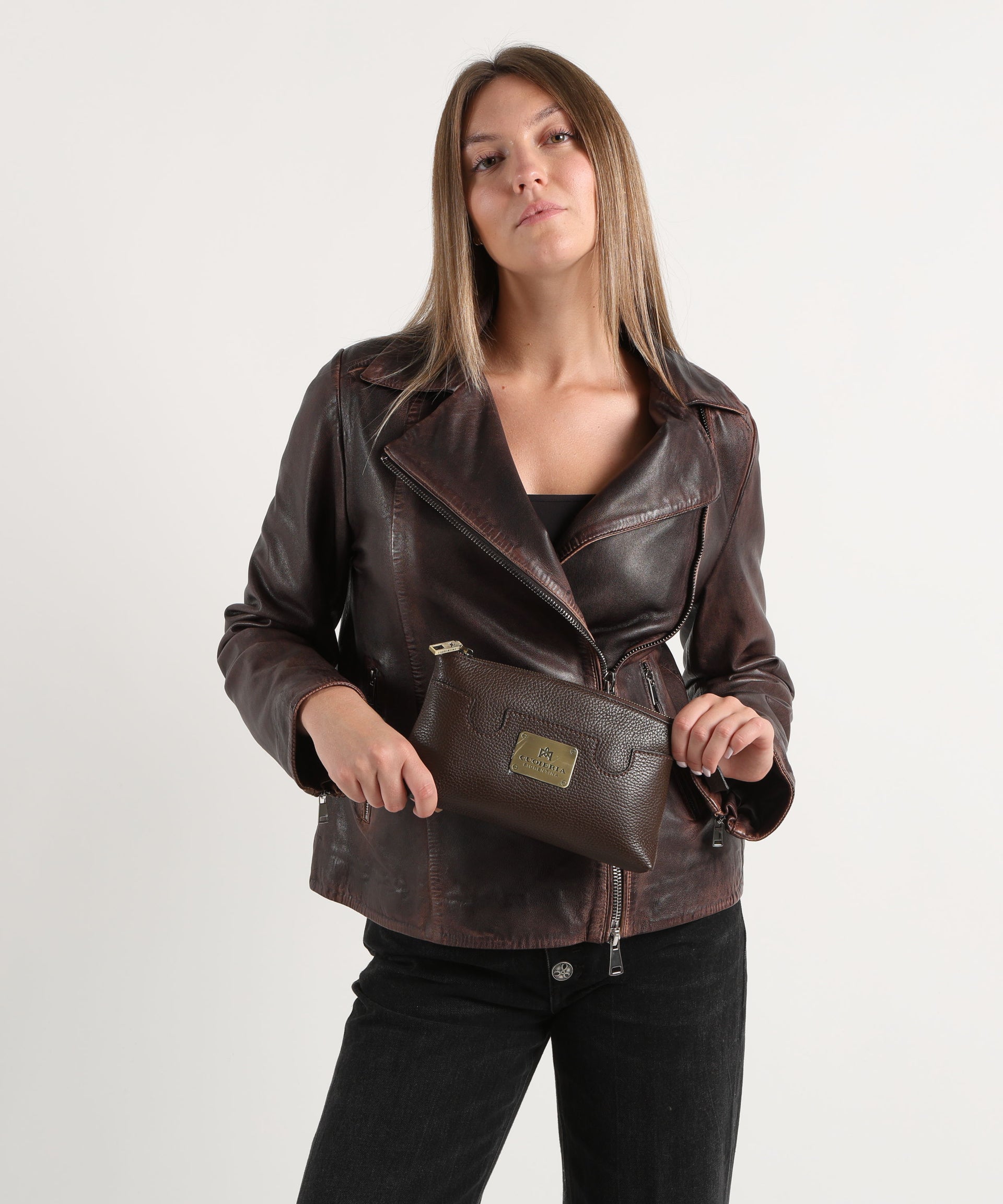 CUOIERIA FIORENTINA  Belt Bag Bella Selleria – Eleganza Dinamica in Pelle di Vitello
