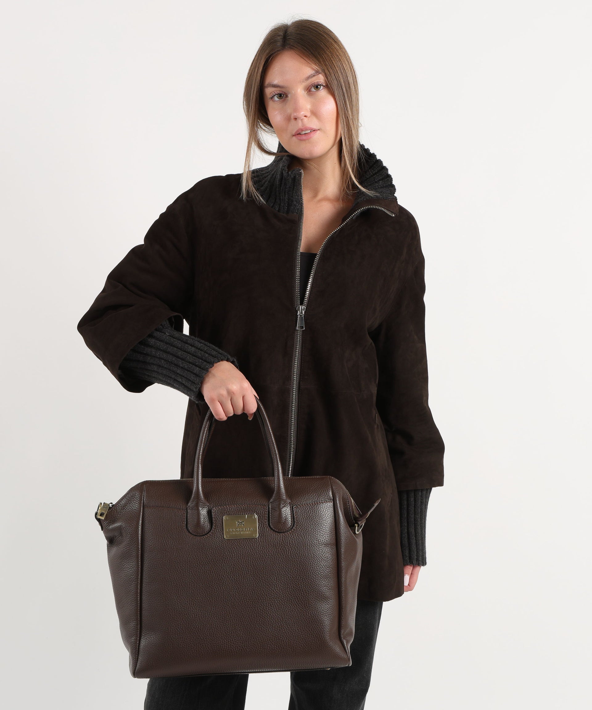 CUOIERIA FIORENTINA  Tote Bag Bella Selleria – Eleganza Bohémien in Pelle di Vitello
