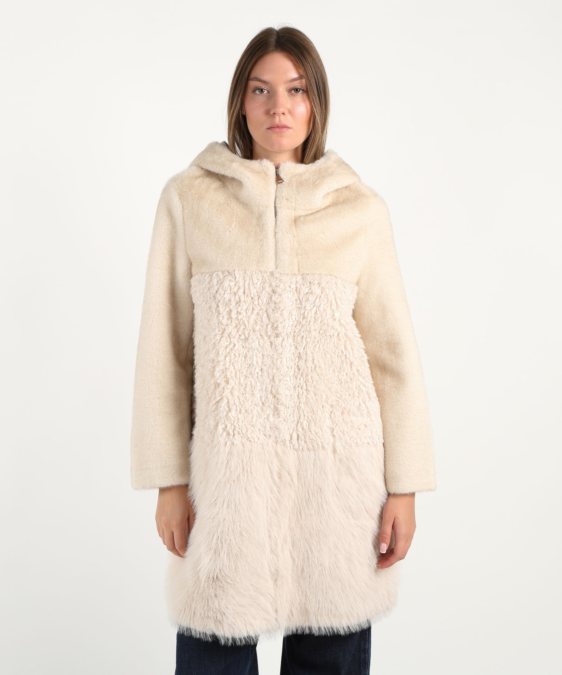 BULLY Cappotto in ecopelliccia