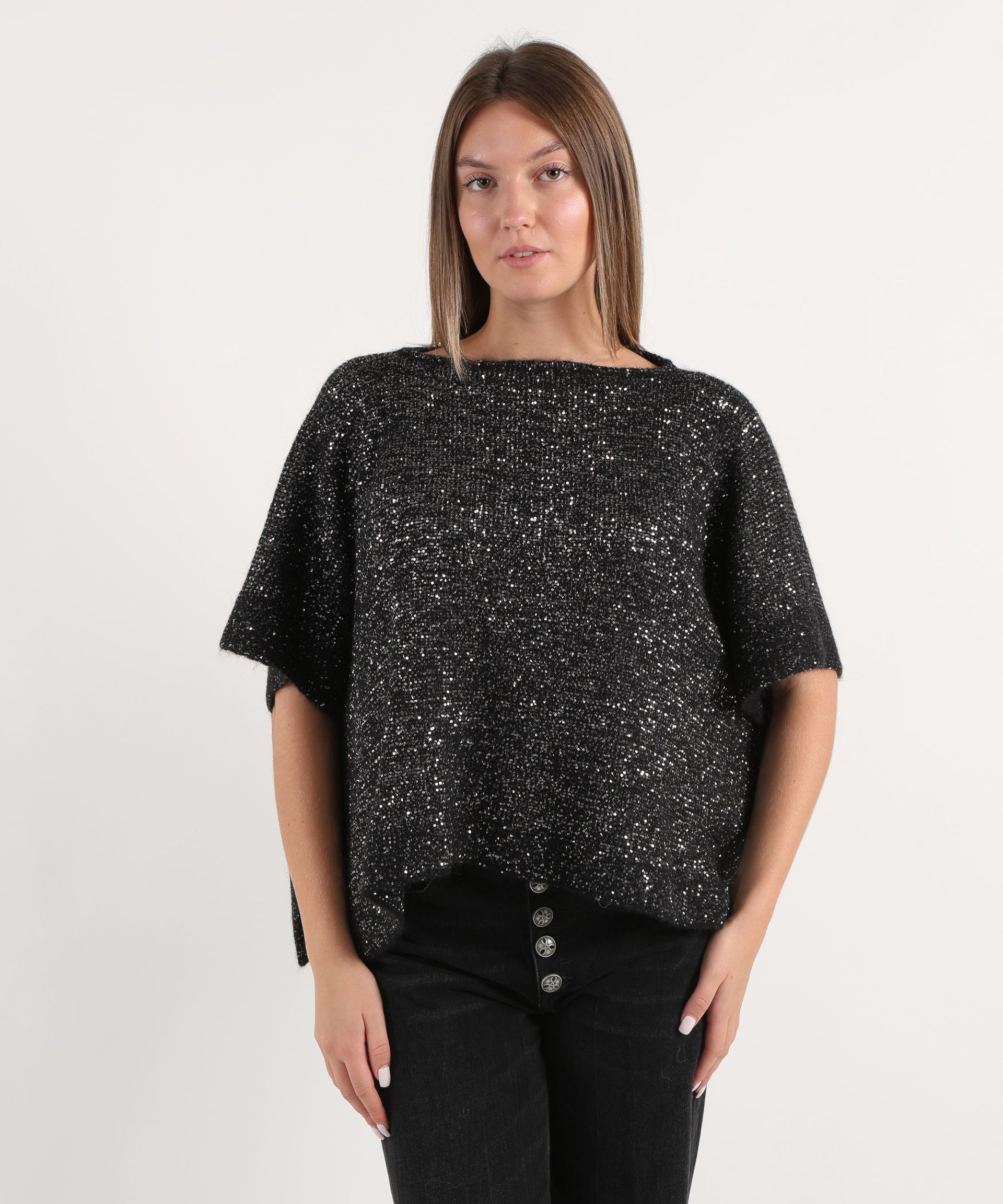 D.EXTERIOR Mantella in maglia