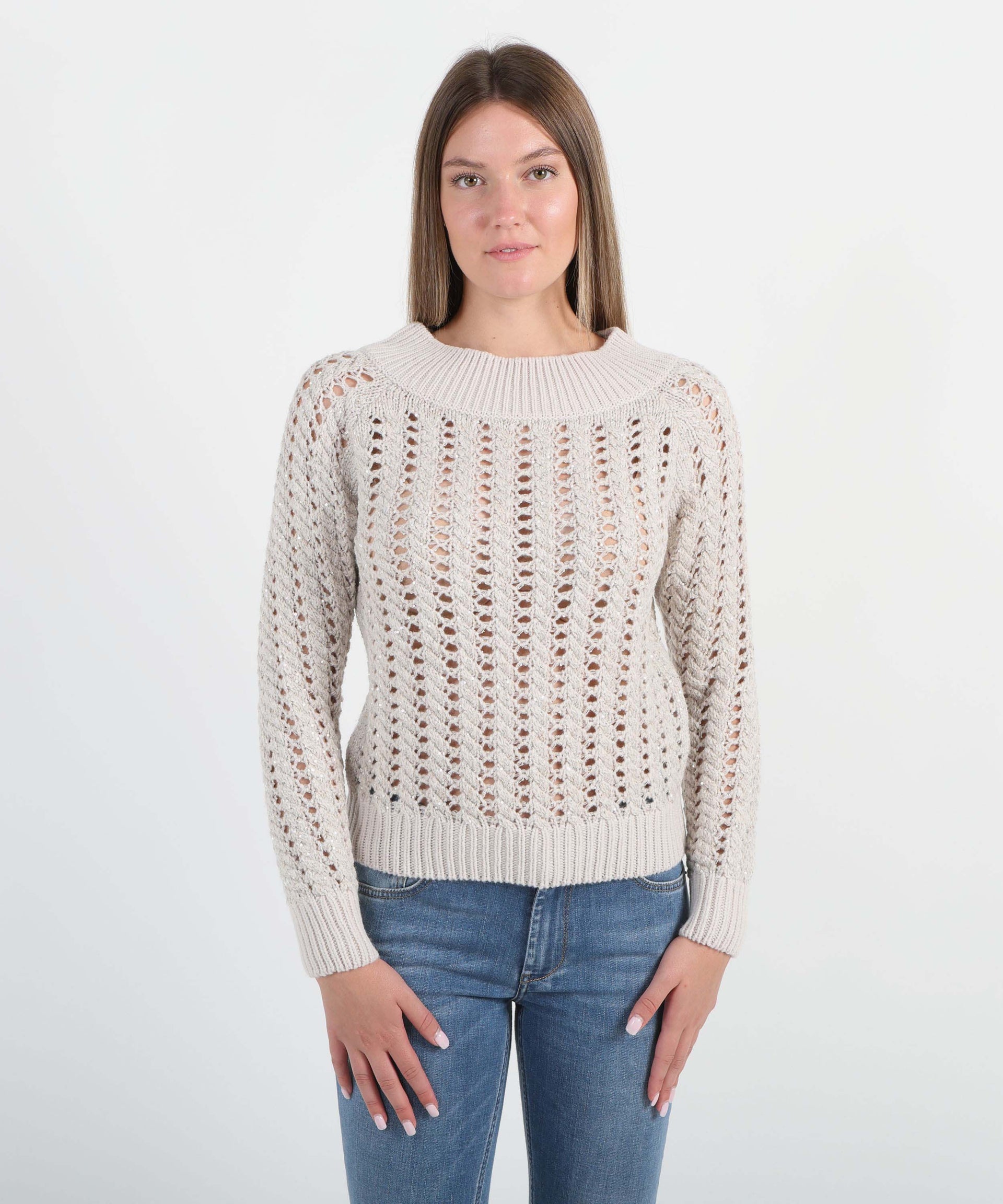 D.EXTERIOR Maglione traforato