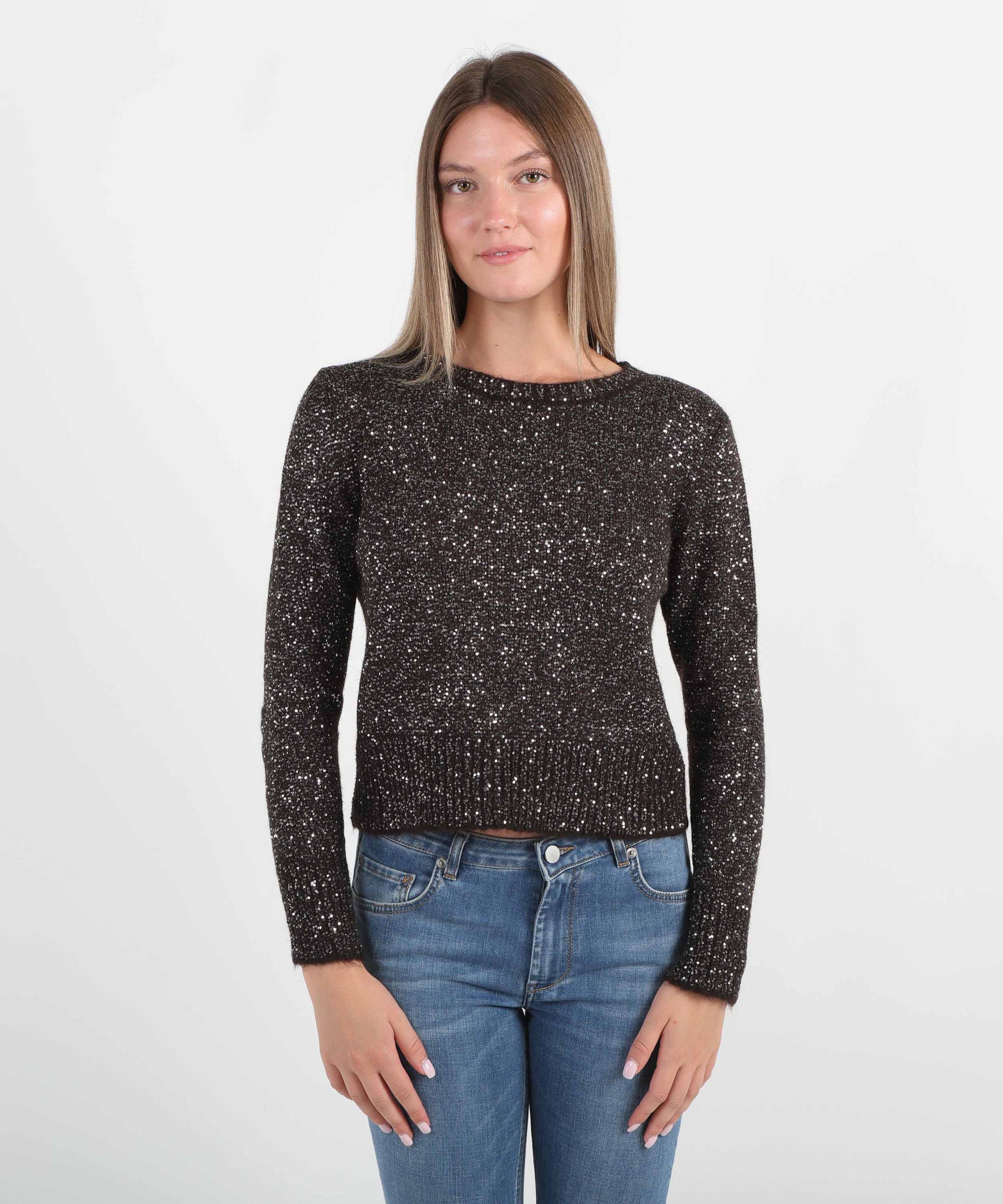 D.EXTERIOR Maglia con paillettes