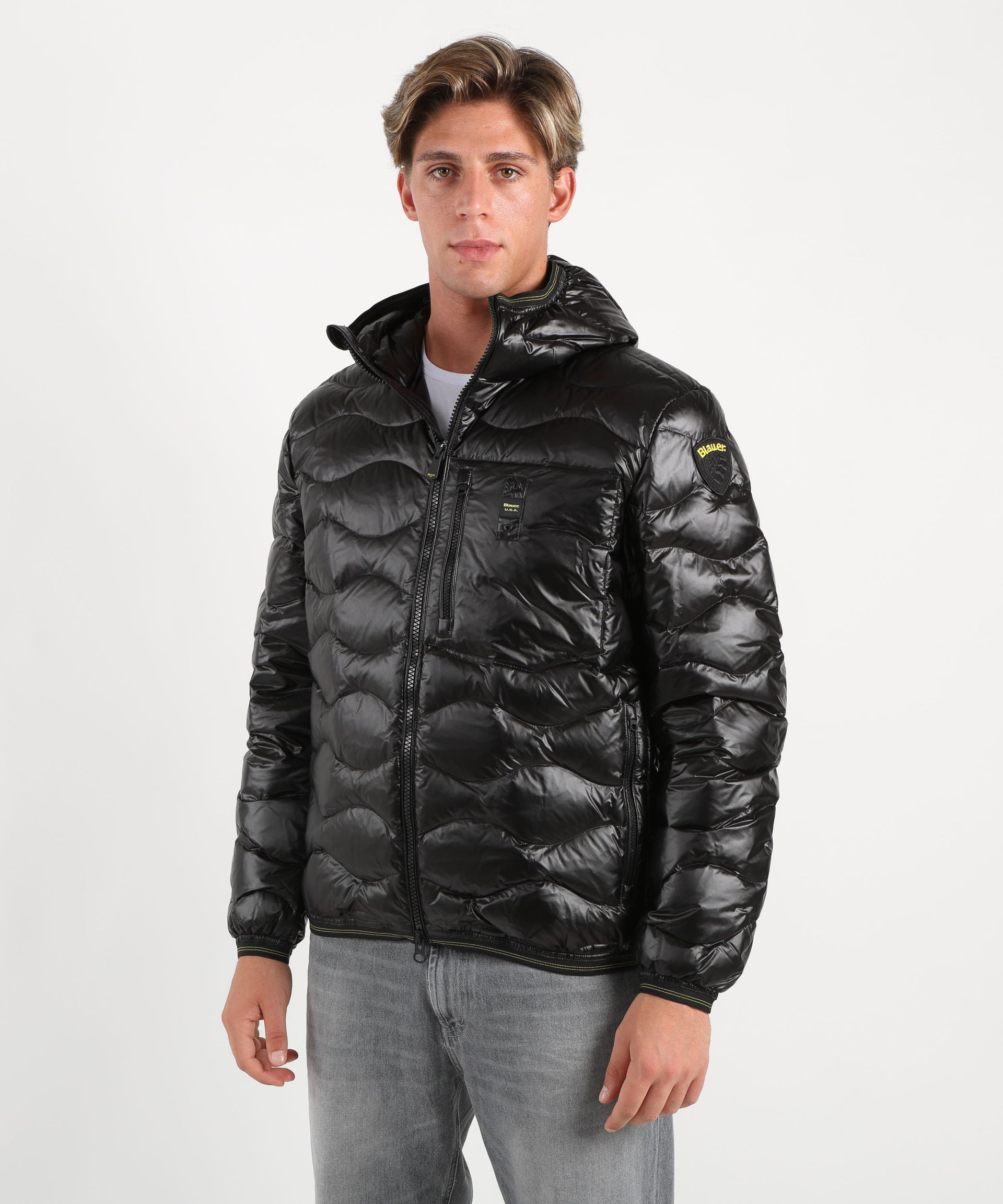 BLAUER Piumino ad onde wave
