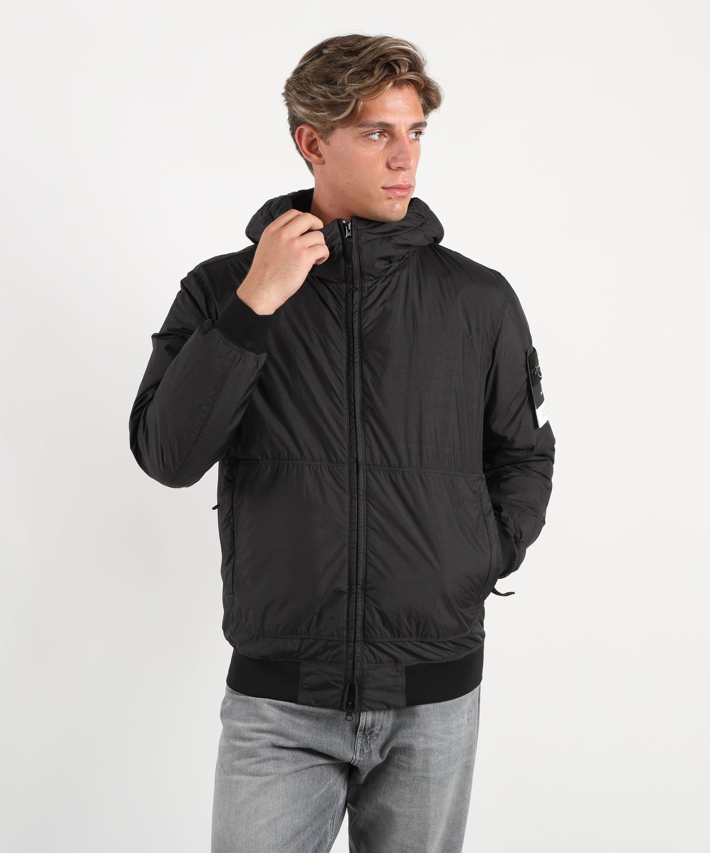 STONE ISLAND Giacca imbottita con antigoccia, resistente al vento