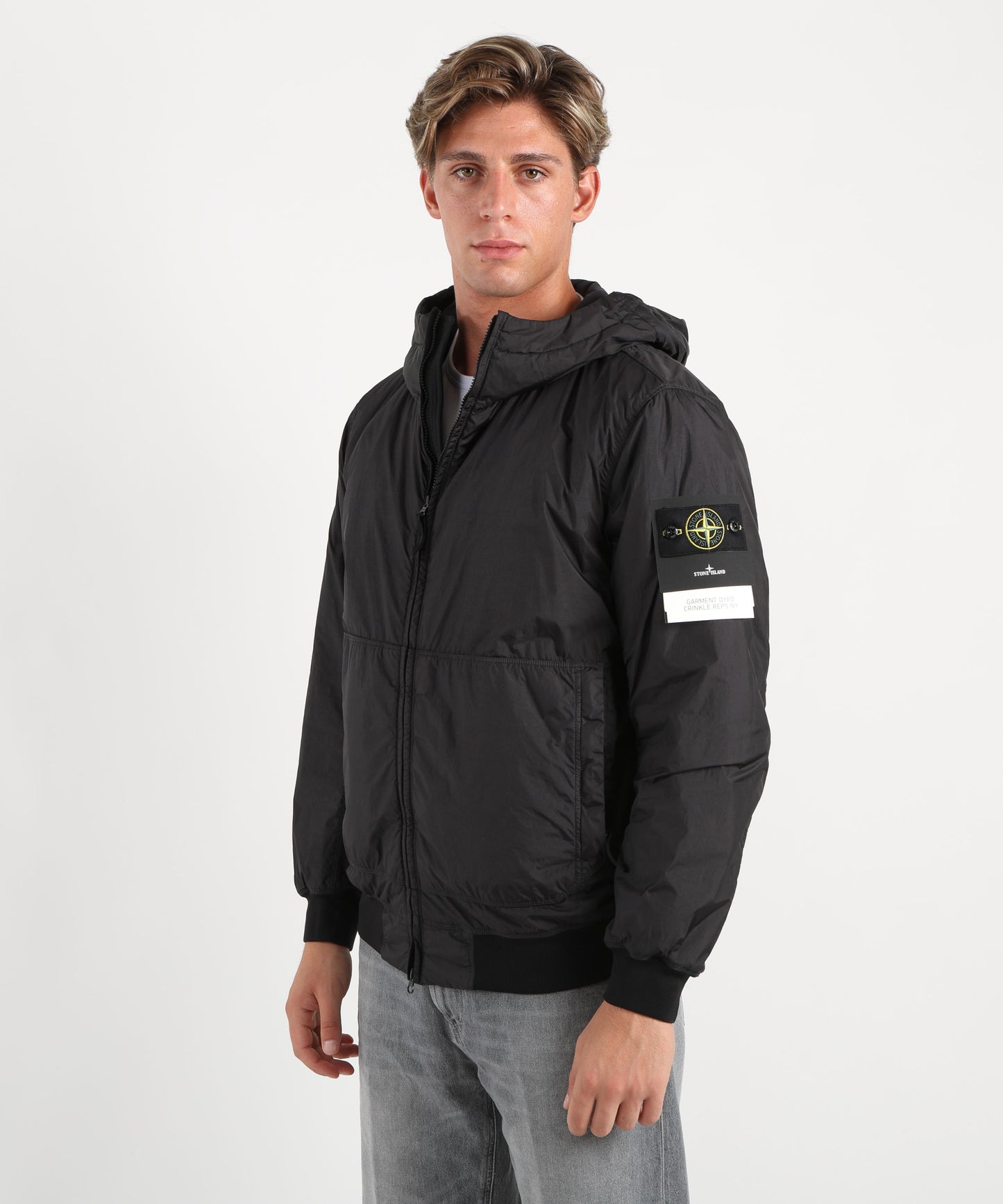 STONE ISLAND Giacca imbottita con antigoccia, resistente al vento