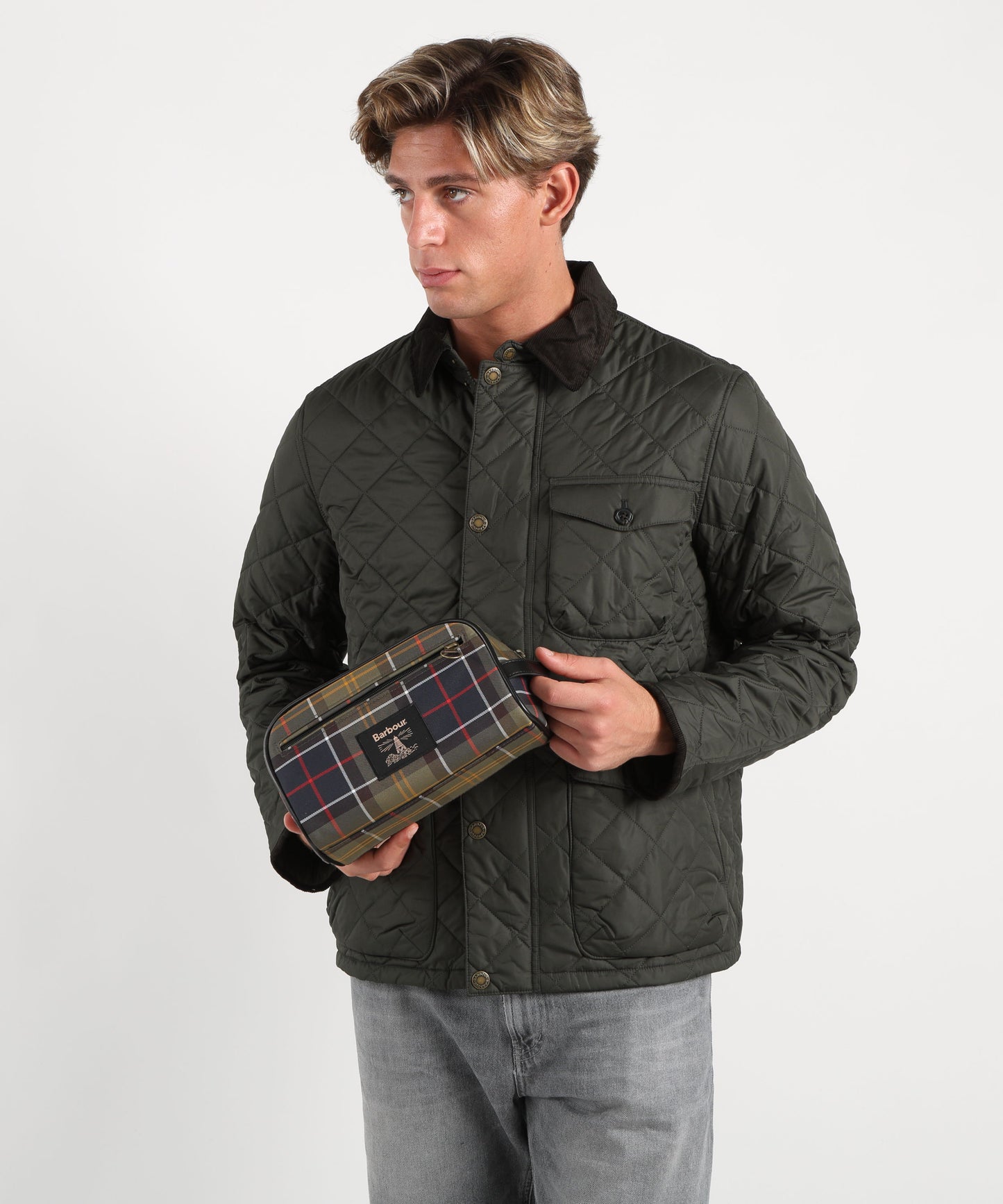 BARBOUR Beauty case tartan