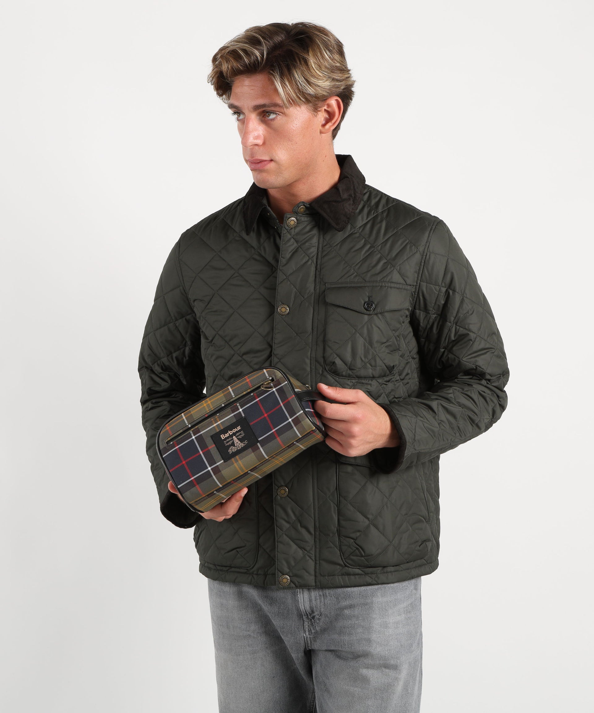 BARBOUR Beauty case tartan