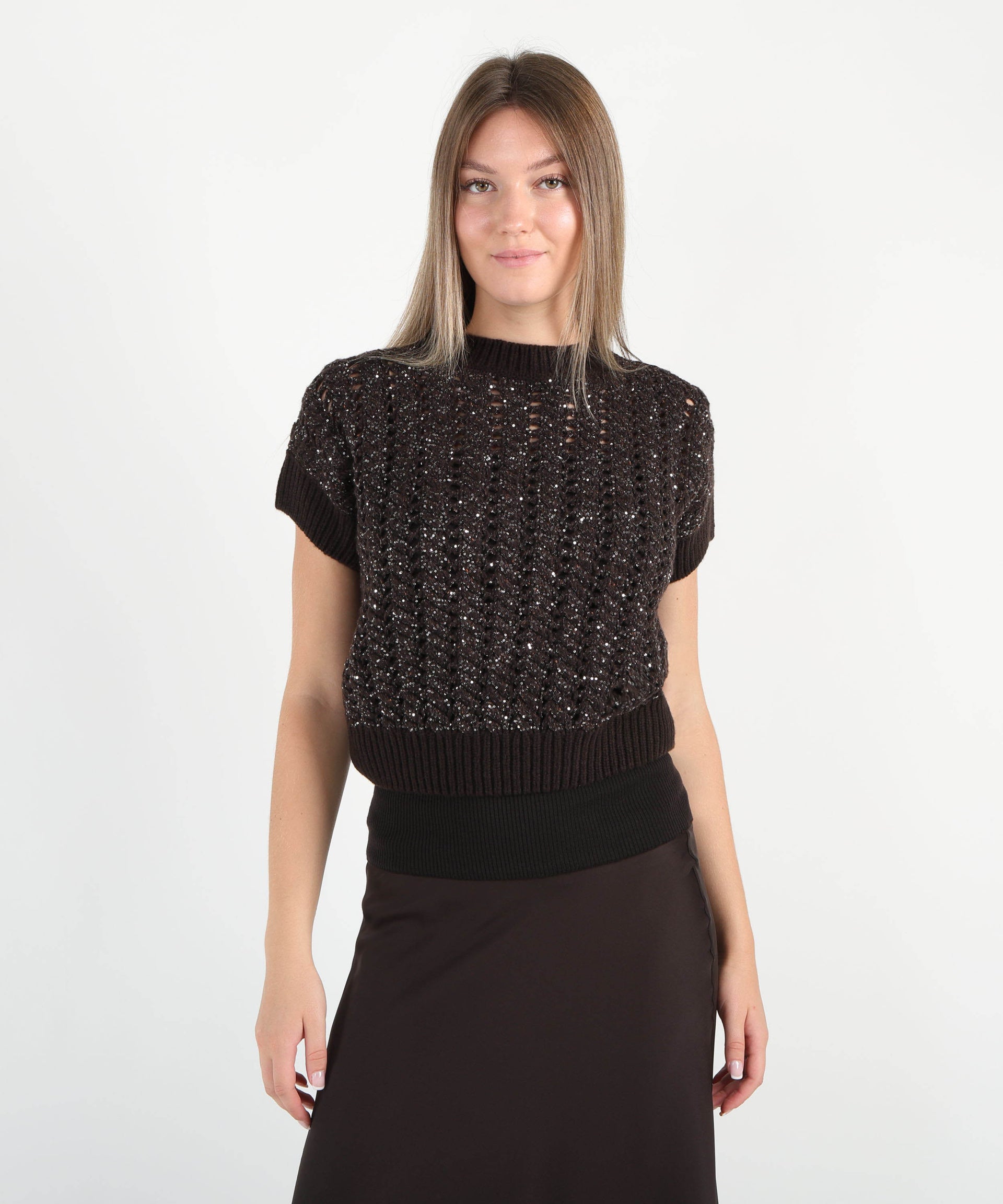 D.EXTERIOR Gilet manica corta