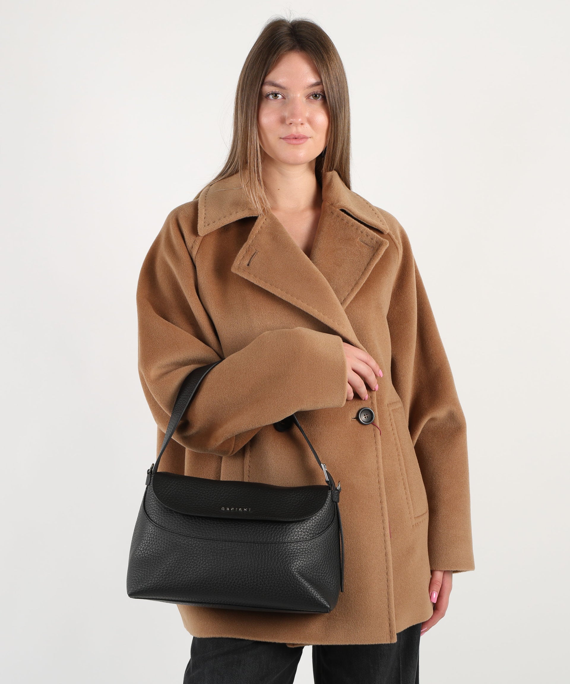 ORCIANI Borsa a tracolla Nana in morbida pelle con tracolla