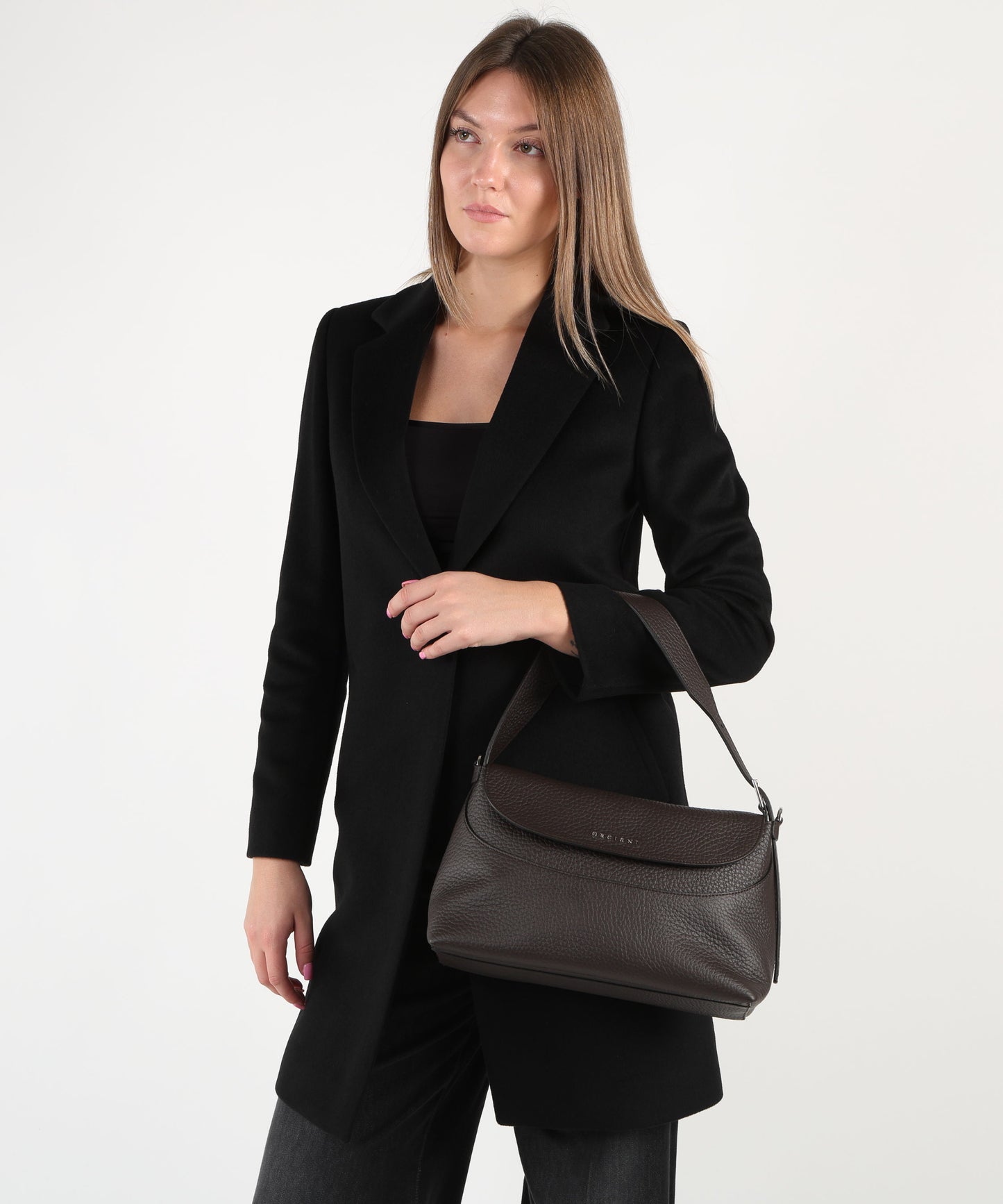 ORCIANI Borsa a tracolla Nana in morbida pelle con tracolla